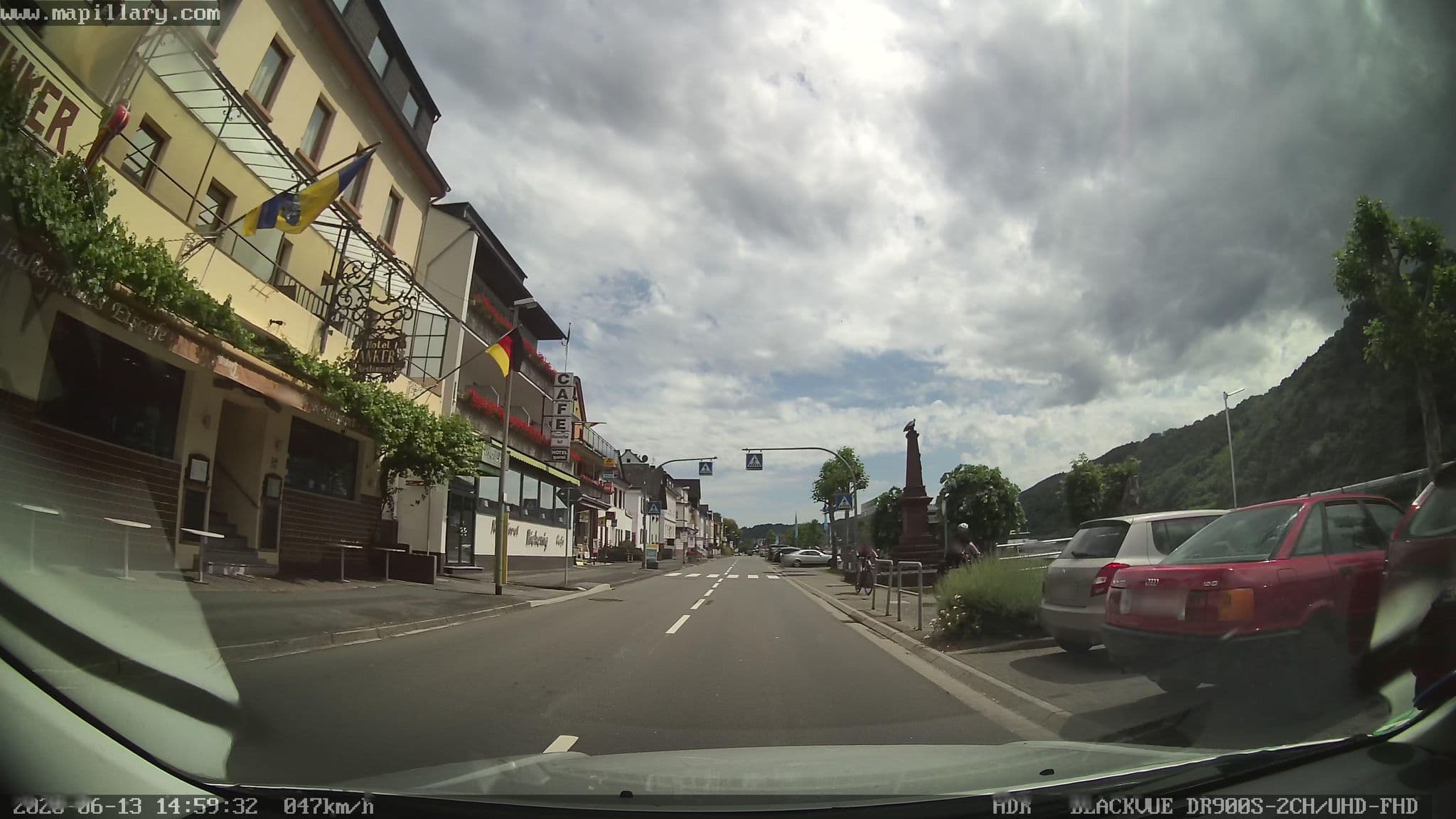 Street view near Anker, Kamp-Bornhofen — © mapcreator (CC BY-SA · Mapillary)