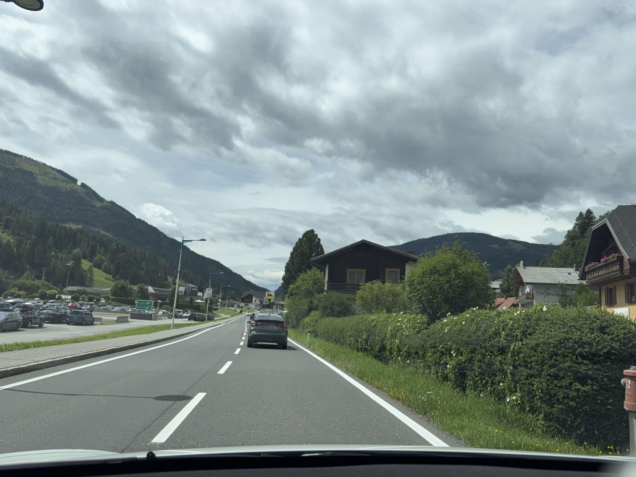 Street view near Pension Bräuhaus, Radenthein
