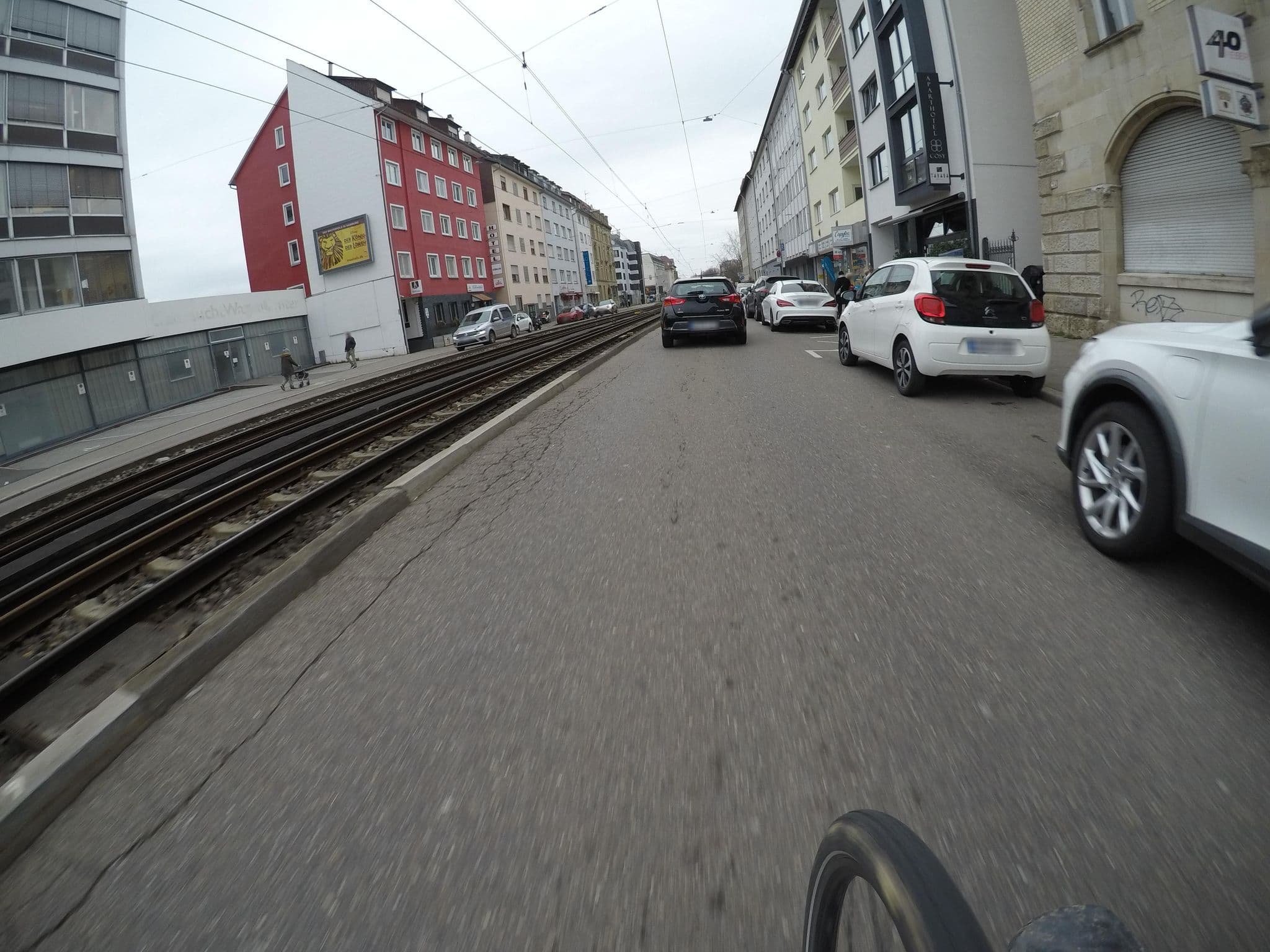 Street view near Aparthotel Cosy, Stuttgart-Ost — © mfa (CC BY-SA · Mapillary)