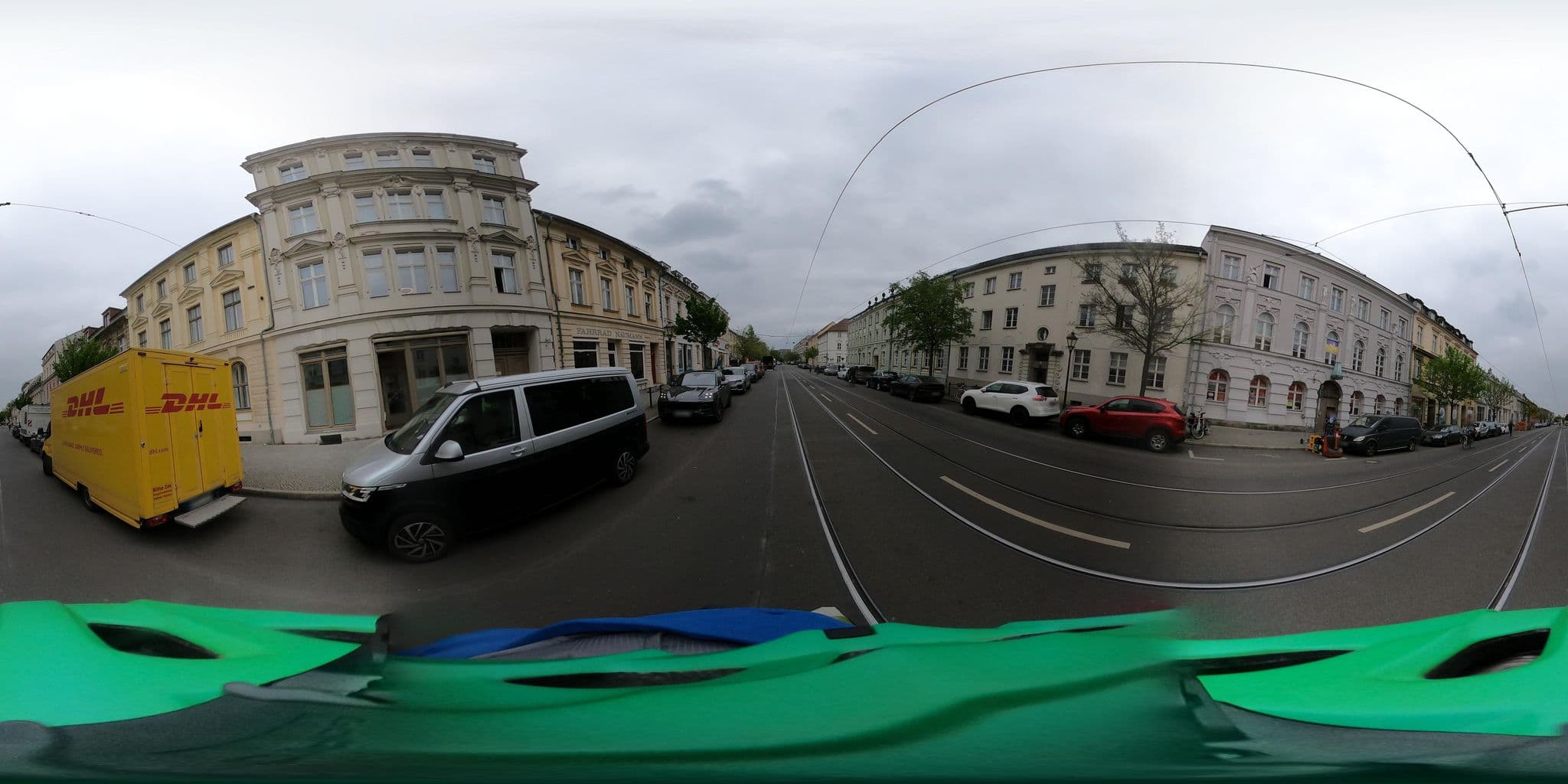 Street view near Das Grüne Apartment der Mitte, Potsdam — © neumanntho (CC BY-SA · Mapillary)