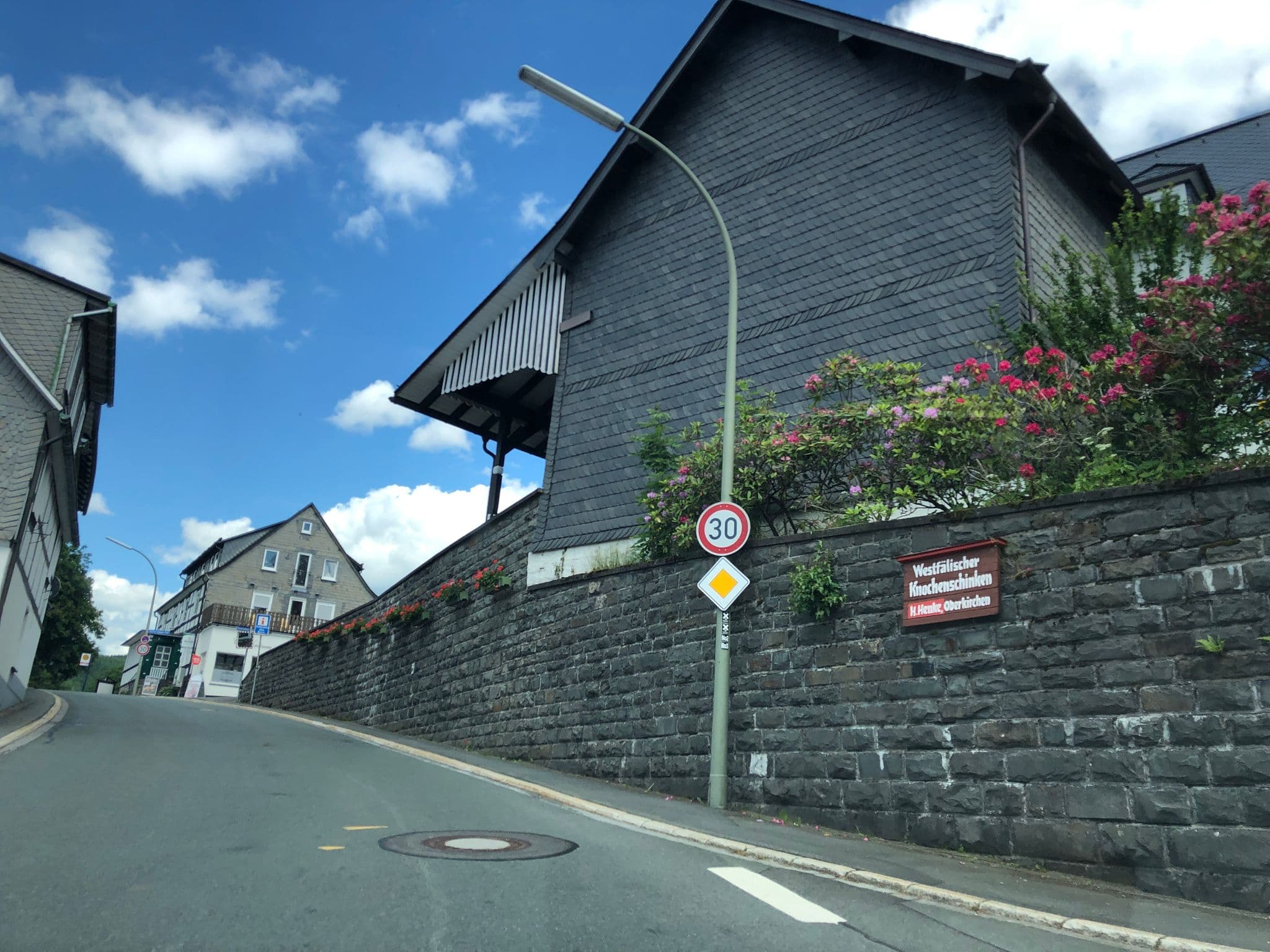 Street view near Pension Hampel, Winterberg