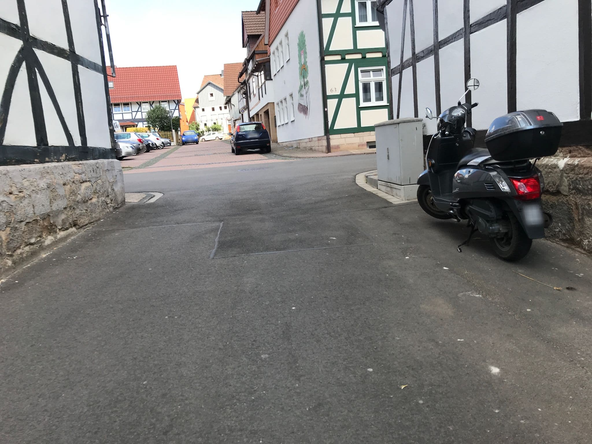 Street view near Deutsches Haus, Bad Sooden-Allendorf — © fuldata (CC BY-SA · Mapillary)