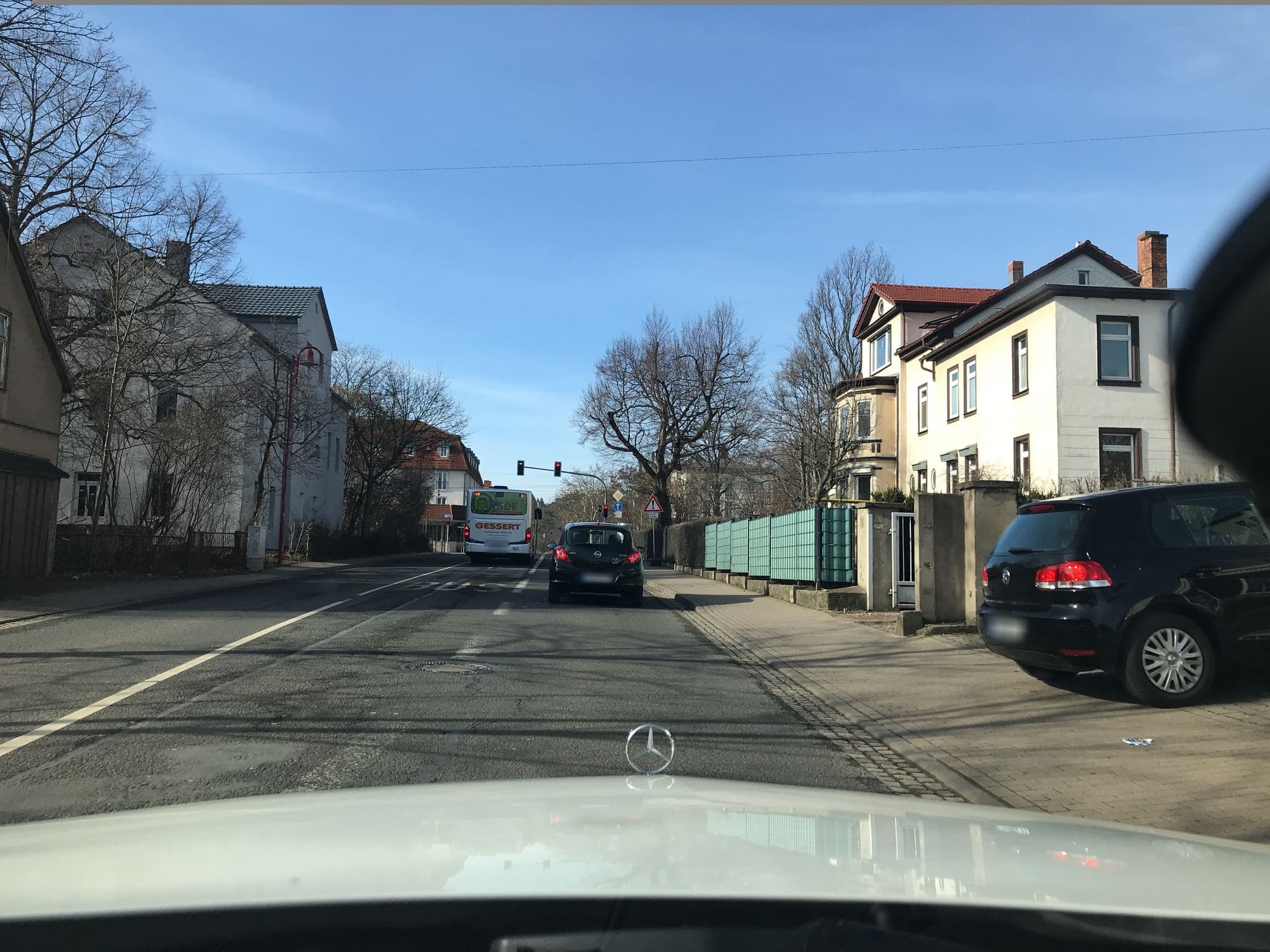 Street view near Pension Cafe Suzette, Gotha — © saschahaberkorn (CC BY-SA · Mapillary)