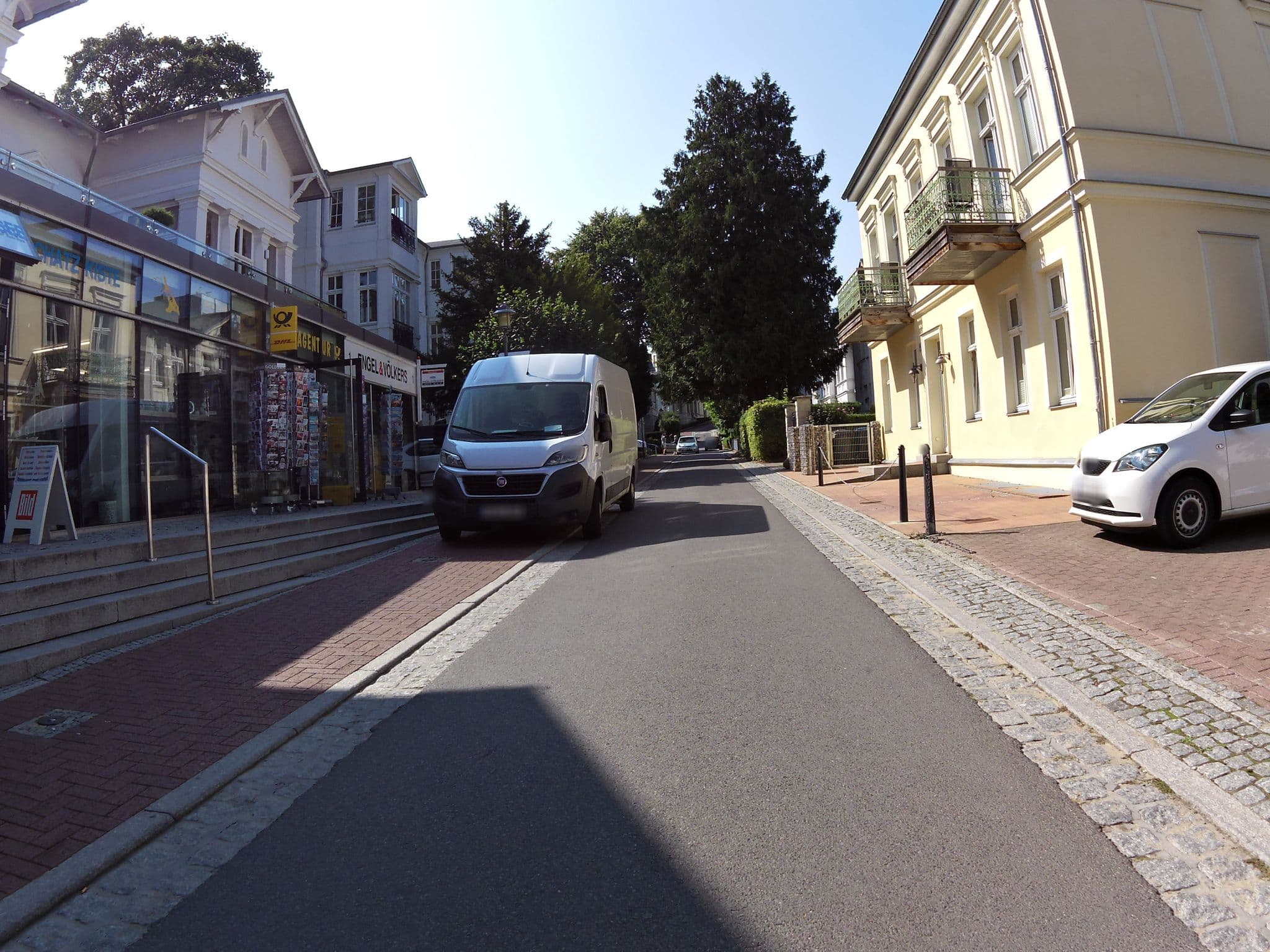 Street view near Villa Monico, Seebad Heringsdorf