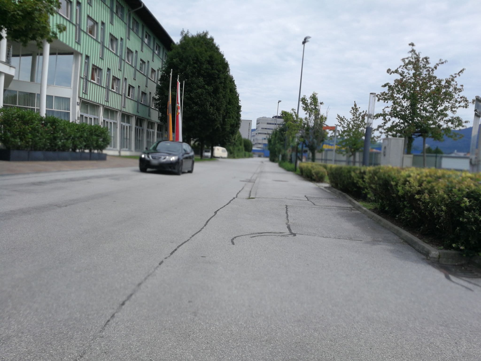 Street view near Kolpinghaus Salzburg, Salzburg — © consens_verkehrsplanung (CC BY-SA · Mapillary)