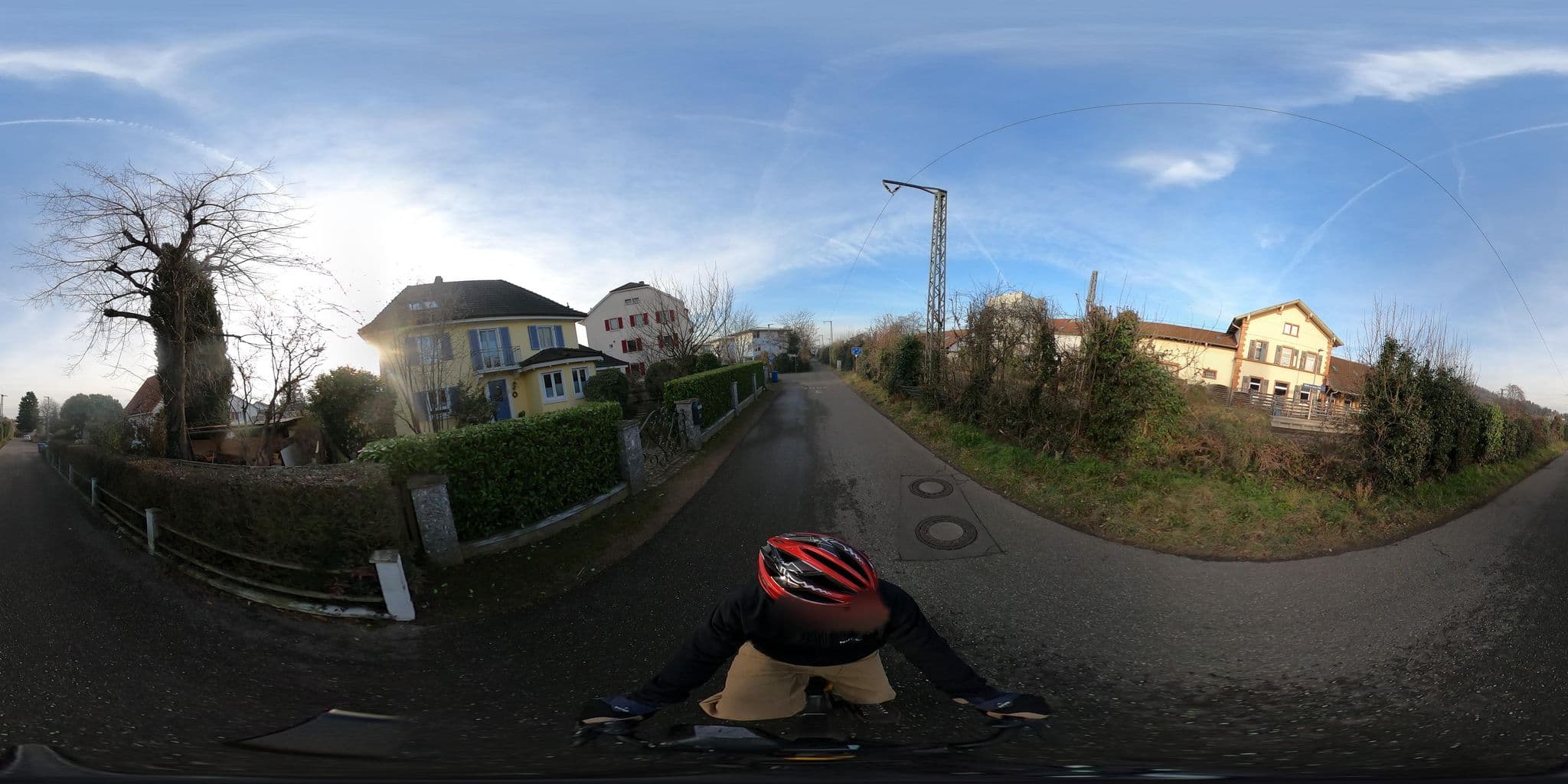 Street view near Pension Lefebvre, Weil am Rhein — © RadNETZ (CC BY-SA · Mapillary)