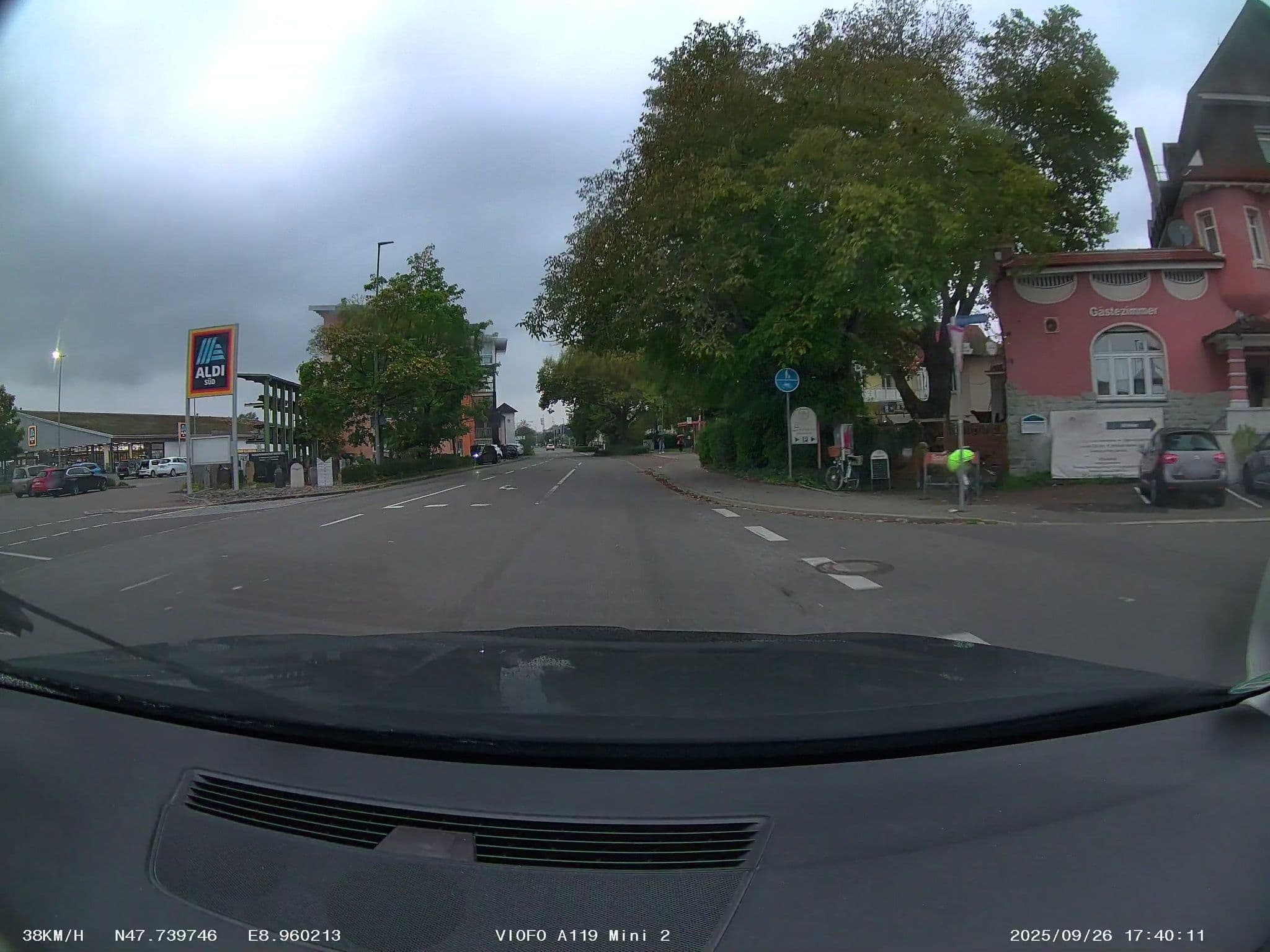 Street view near Gasthof Seerose, Radolfzell — © soulcover (CC BY-SA · Mapillary)