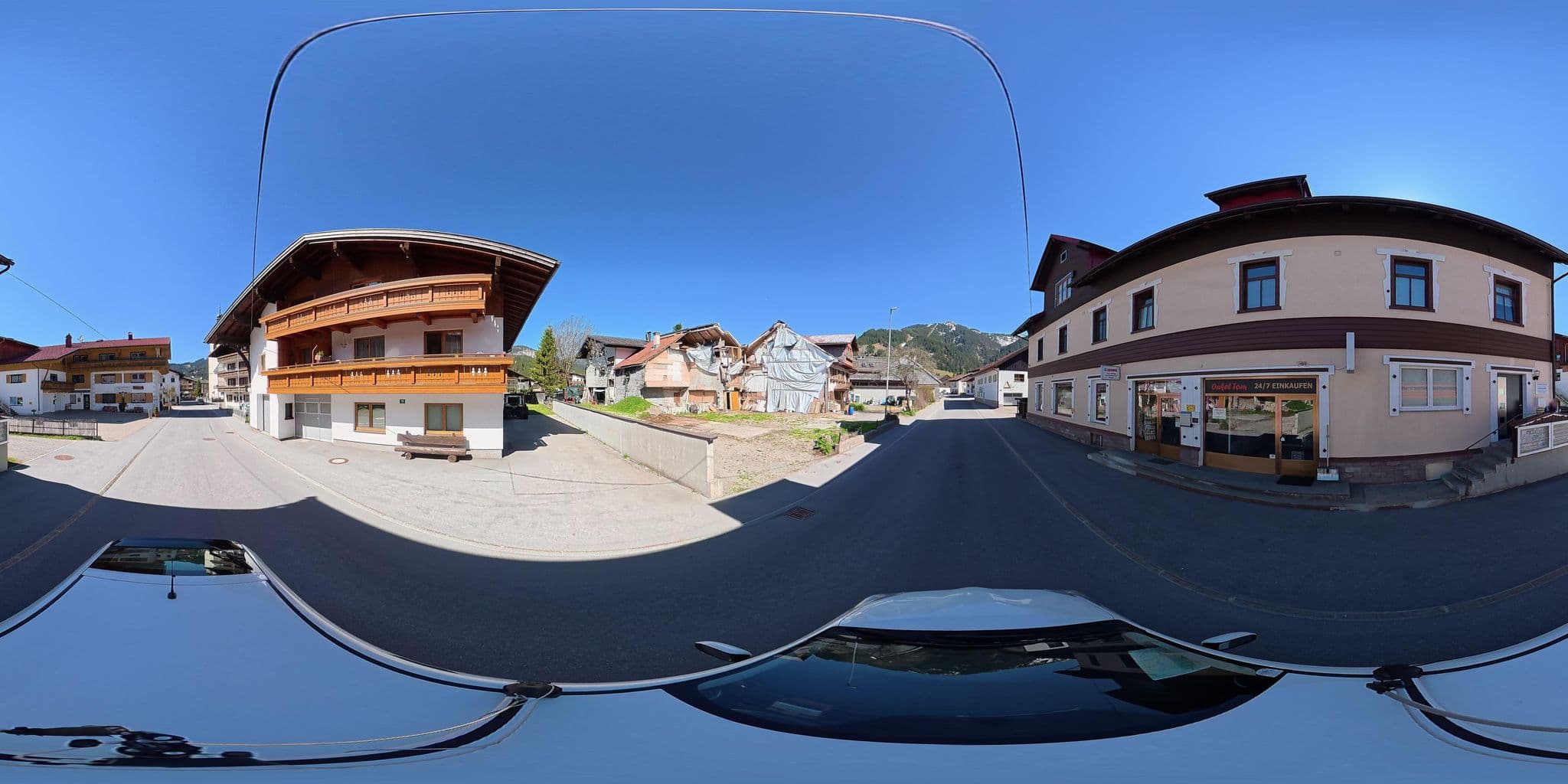 Street view near Appartementhaus Wöber, Tannheim
