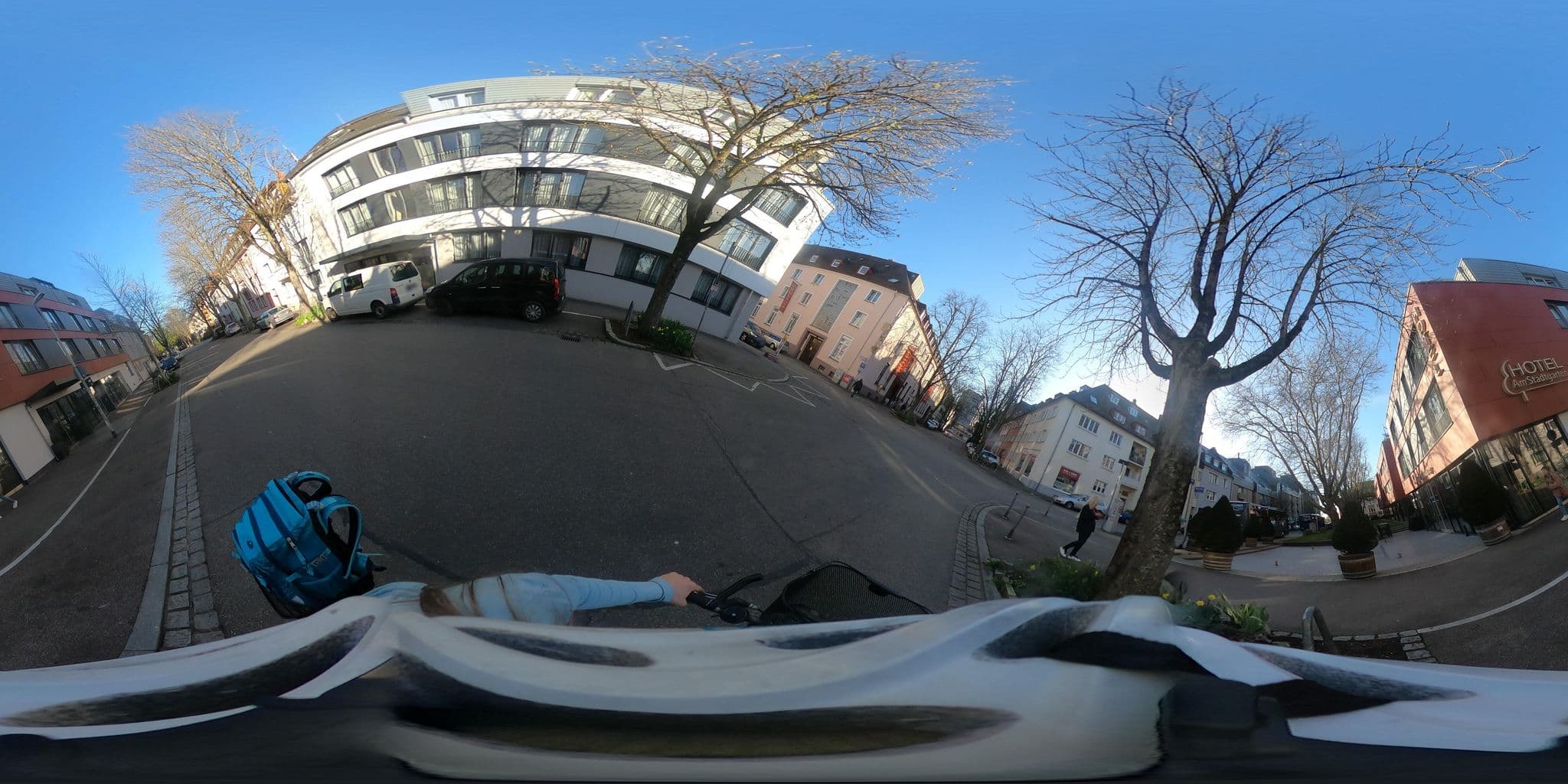 Street view near Boutiquehotel am Stadtgarten, Freiburg — © RicardaH (CC BY-SA · Mapillary)