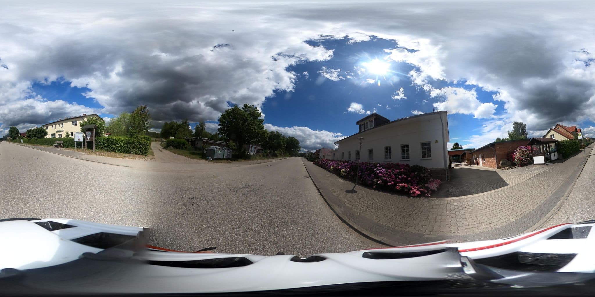 Street view near Vierseitenhof Retzow, Lychen — © Oderradler (CC BY-SA · Mapillary)