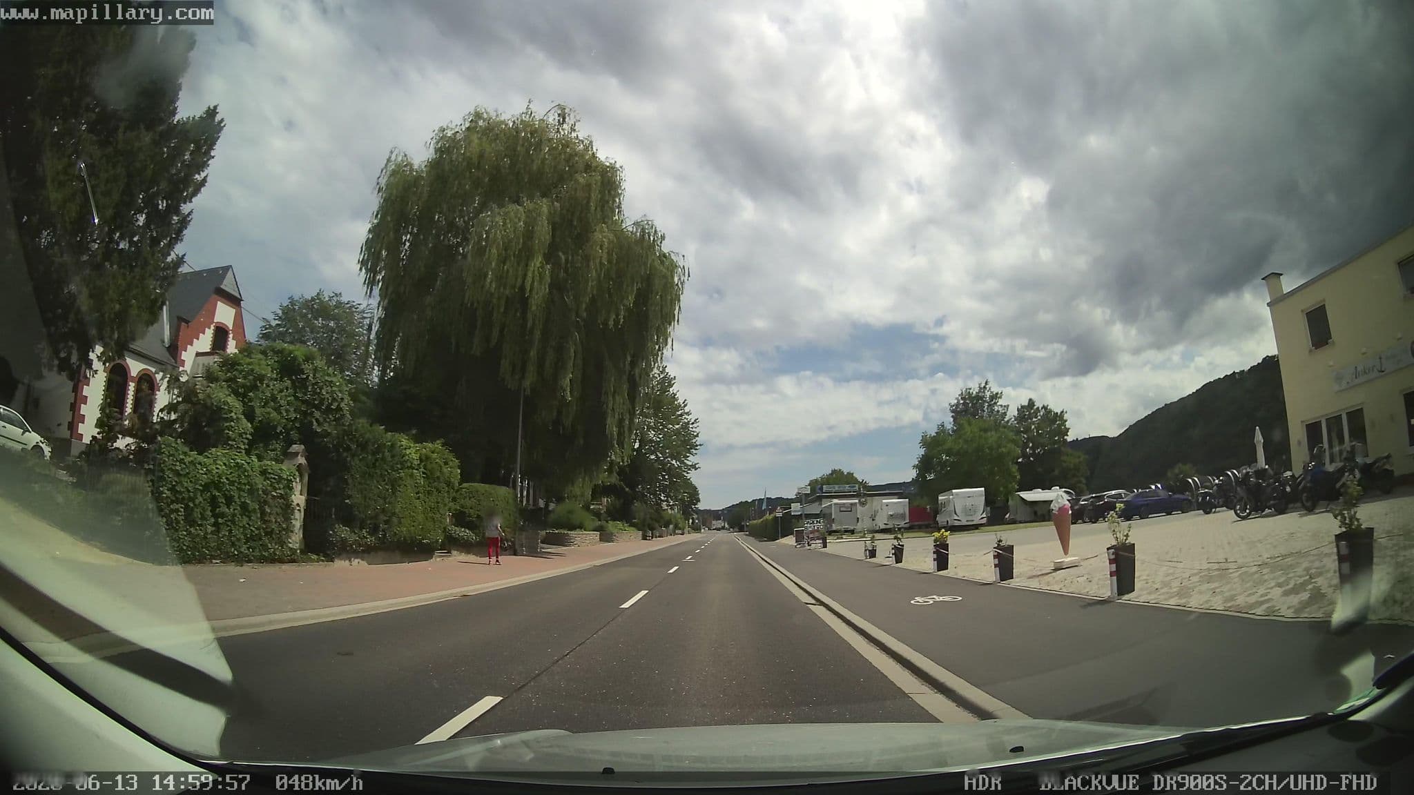Street view near Stellplatz am Bistro Anker, Kamp-Bornhofen — © mapcreator (CC BY-SA · Mapillary)