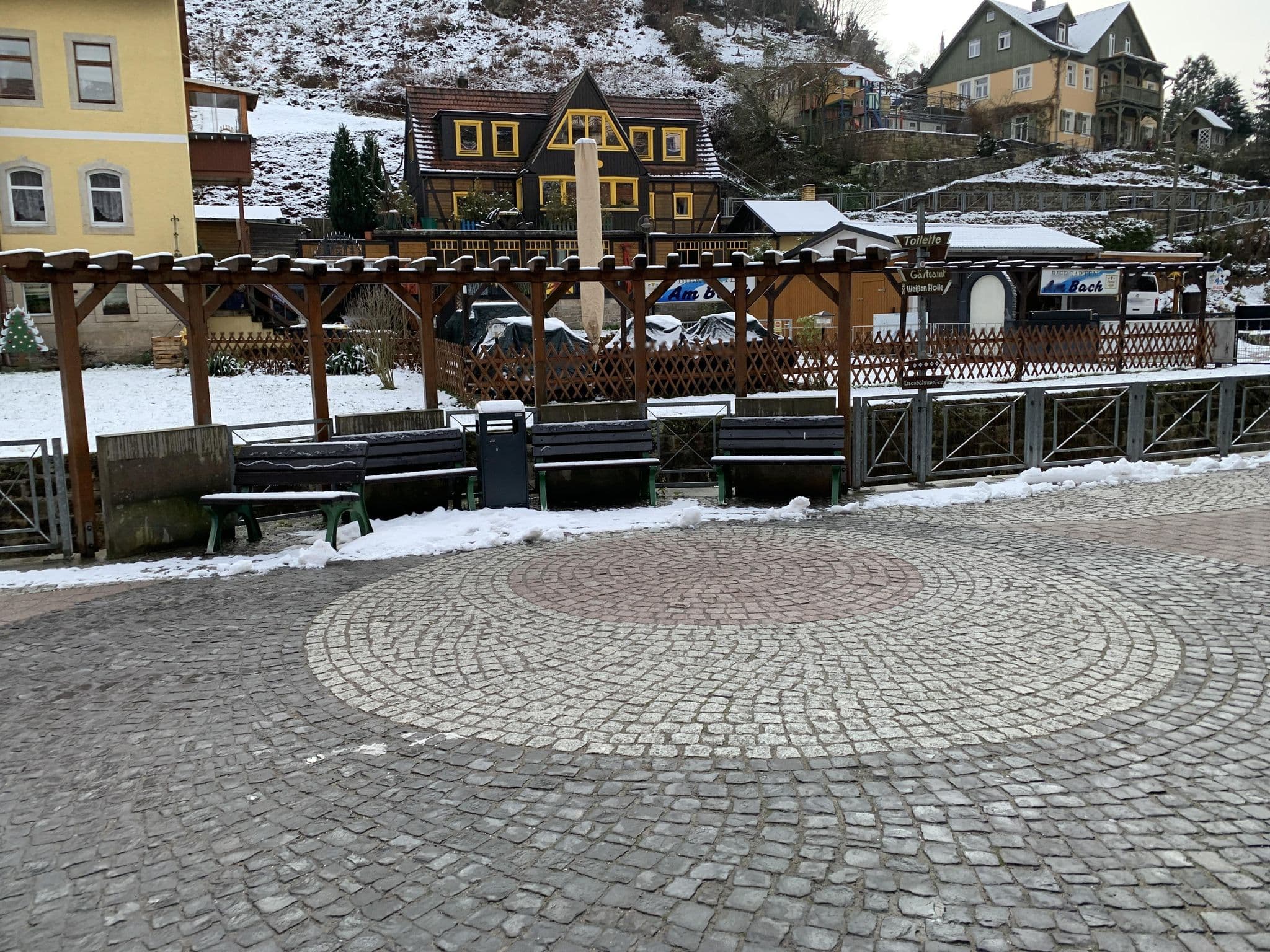 Street view near Biergarten Am Bach, Hohnstein — © robot8a (CC BY-SA · Mapillary)