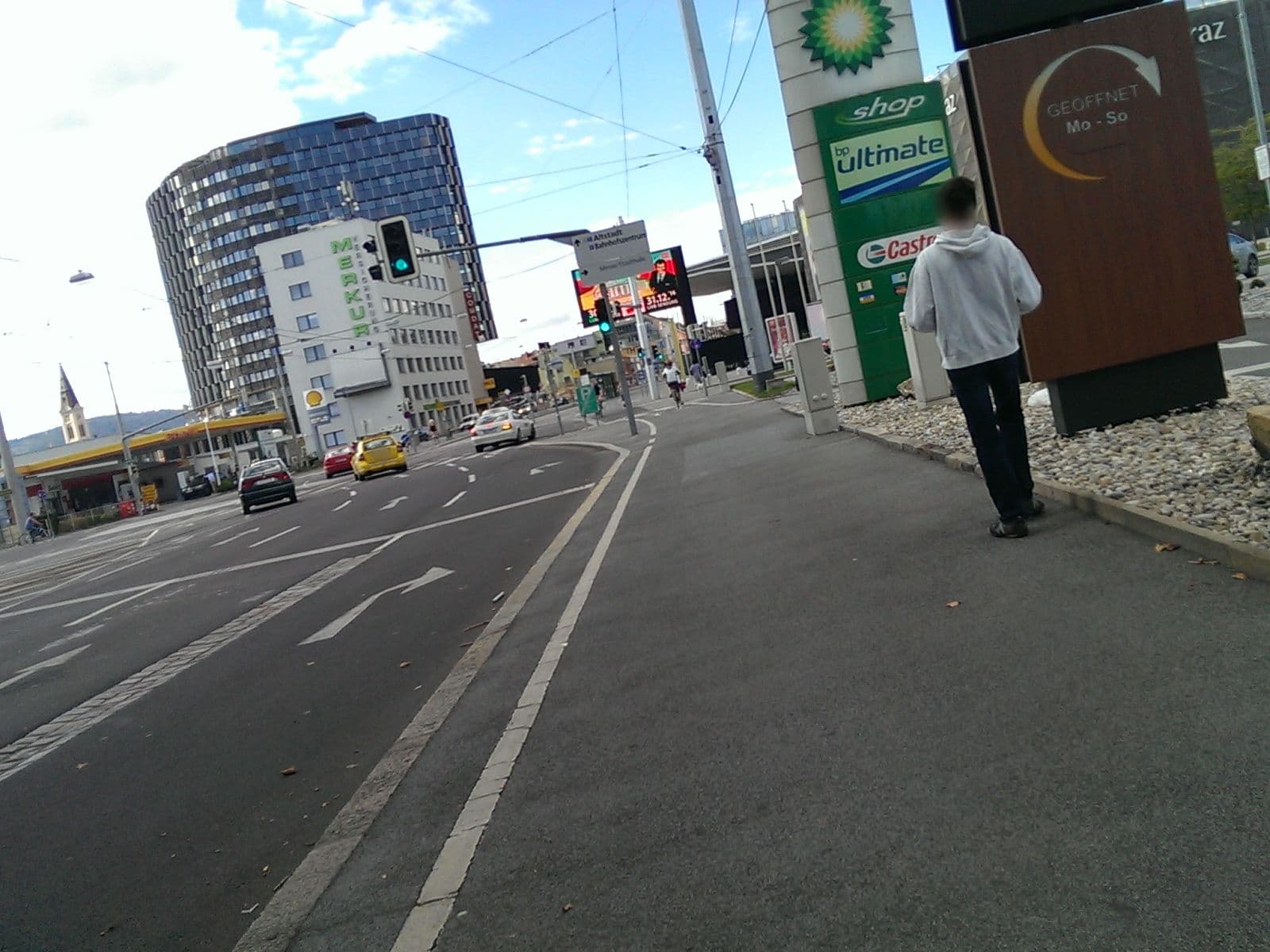 Street view near PLAZA INN Graz Messe, Jakomini — © aceini (CC BY-SA · Mapillary)
