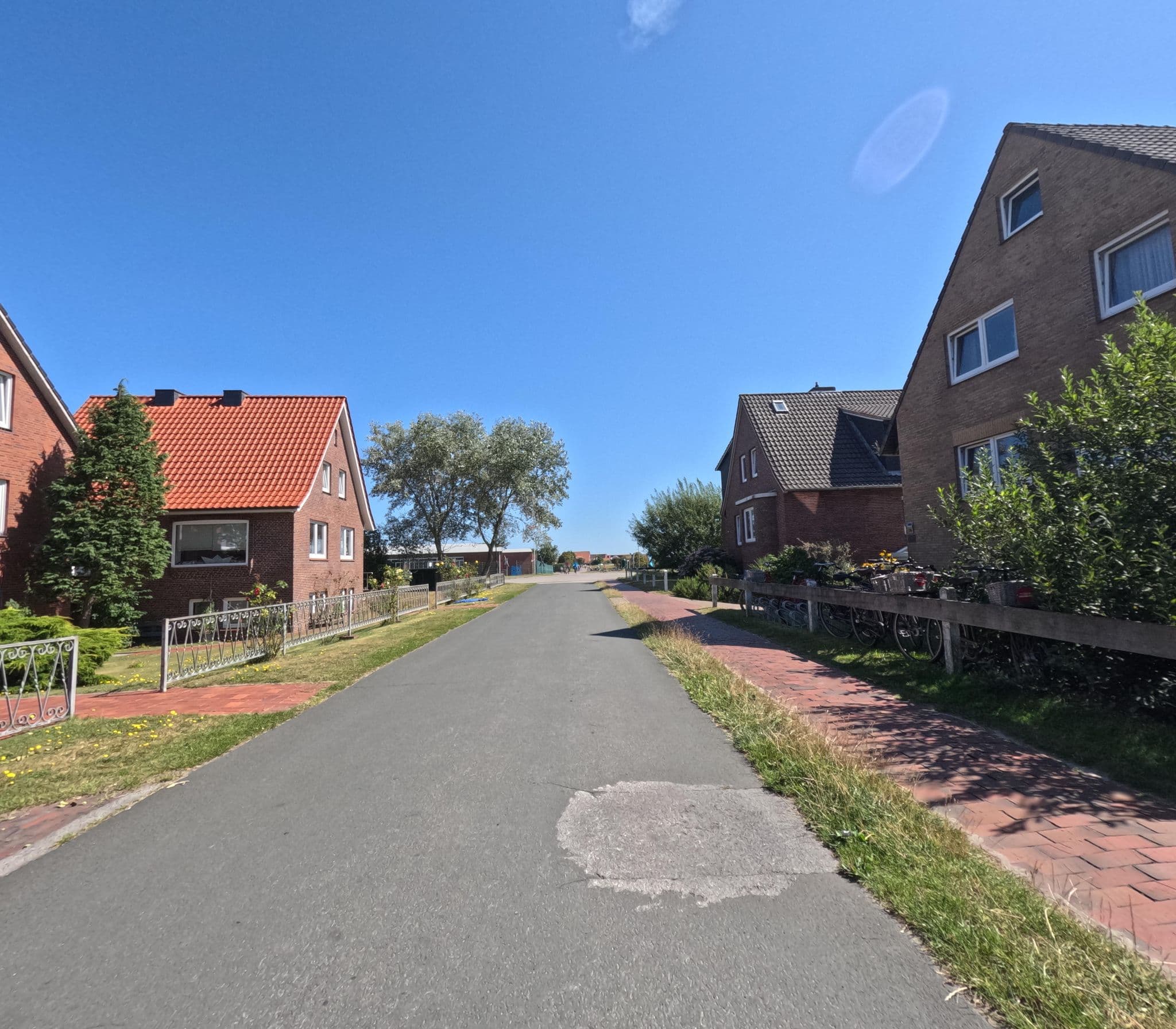 Street view near Hotel Brandaris, Langeoog