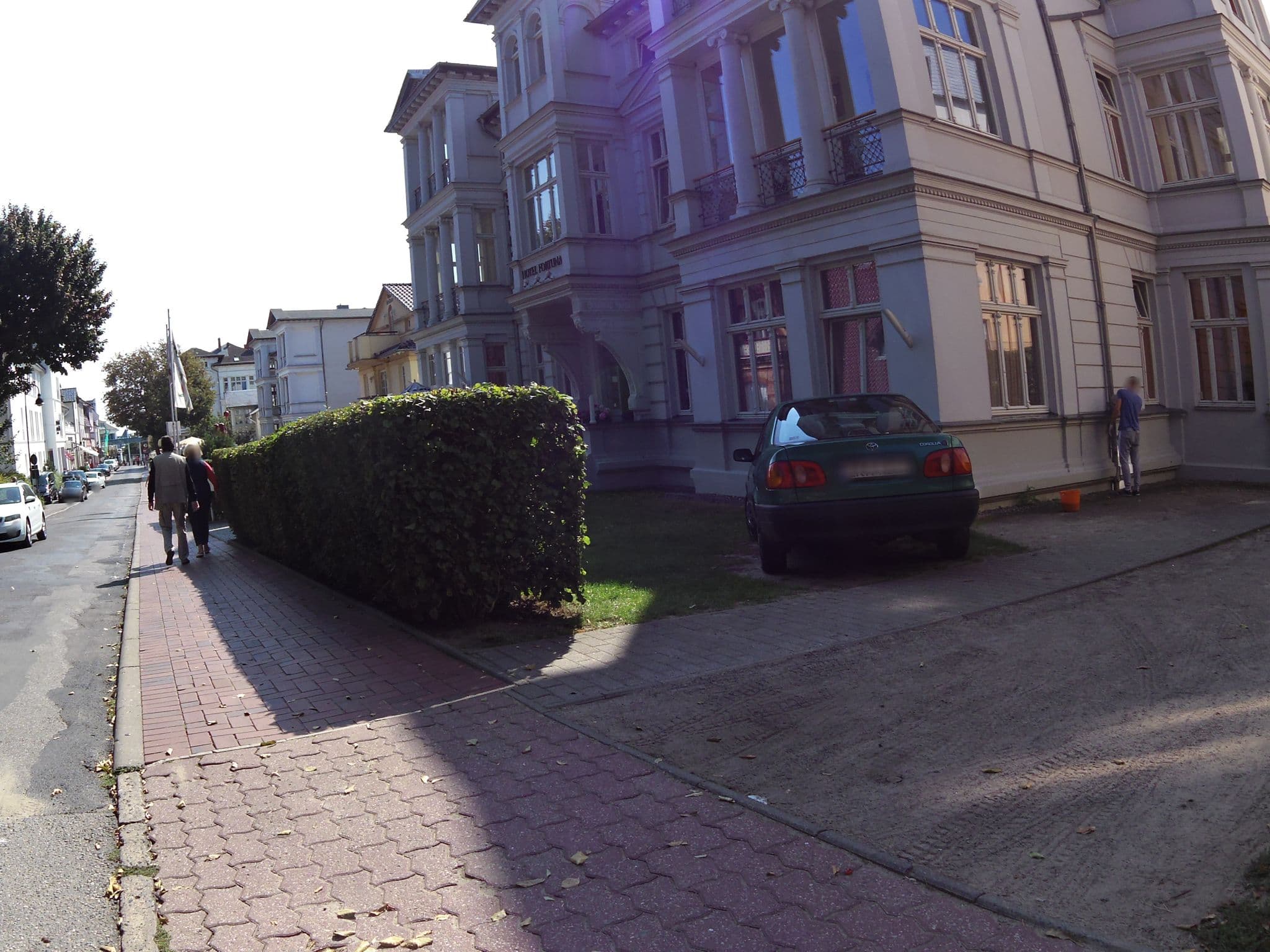 Street view near Hotel Garni Fortuna, Seebad Heringsdorf