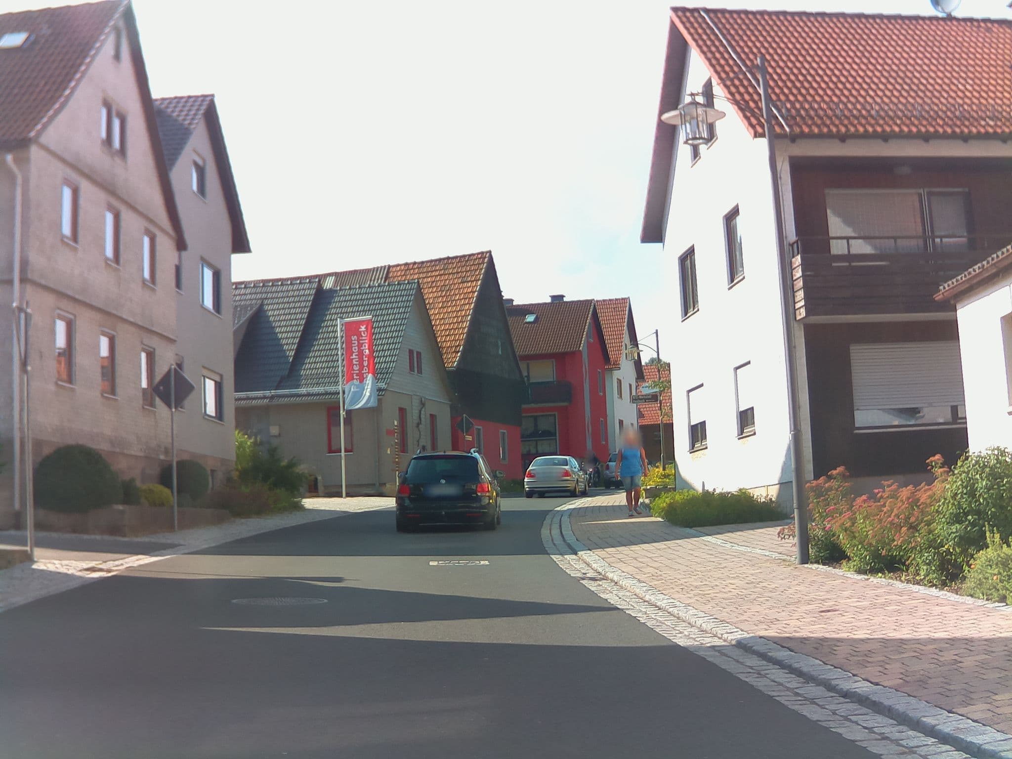 Street view near Pension zum Lamm, Bischofsheim in der Rhön — © ramap (CC BY-SA · Mapillary)