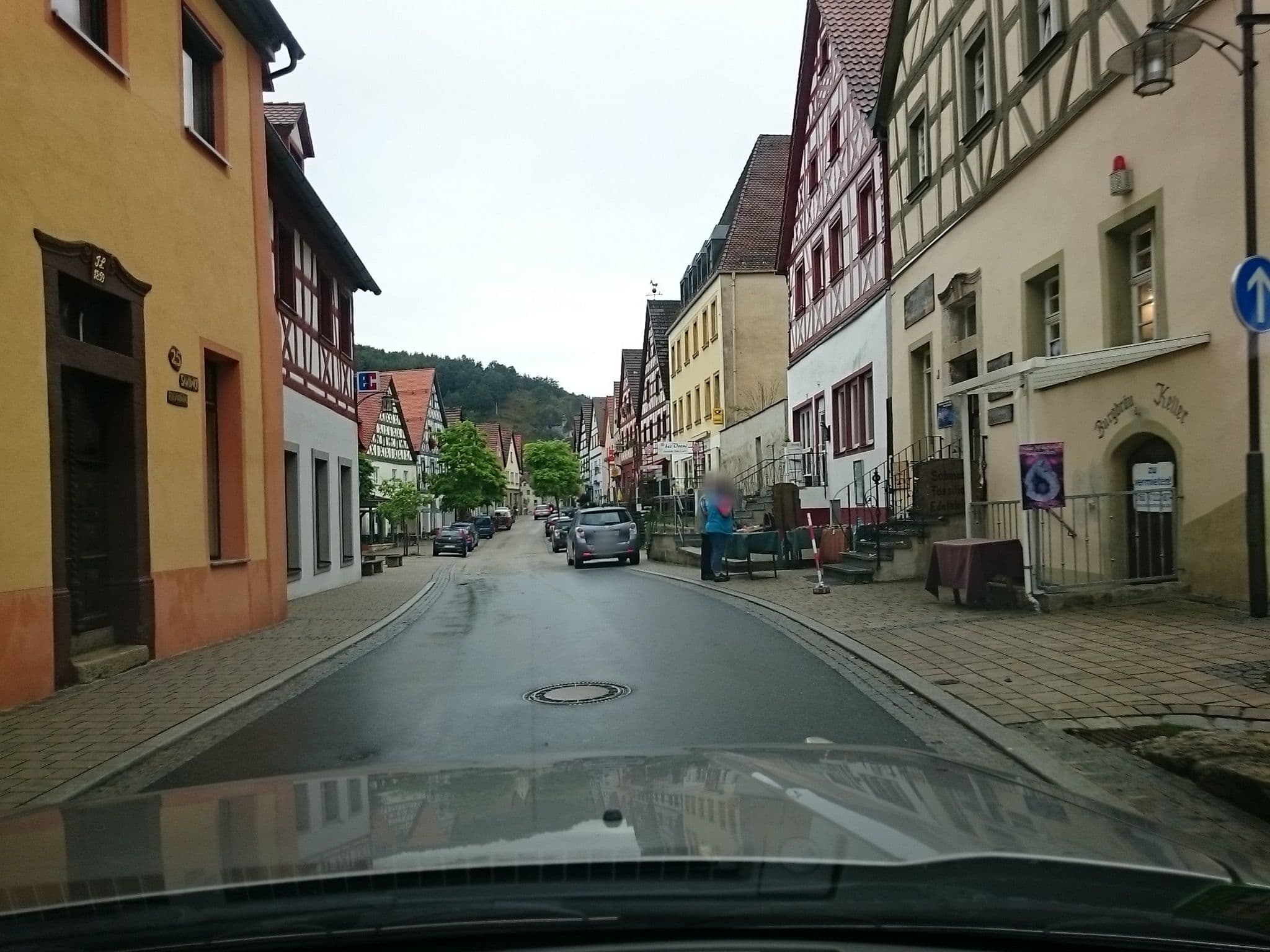 Street view near Goldene Krone, Pottenstein — © voschix (CC BY-SA · Mapillary)