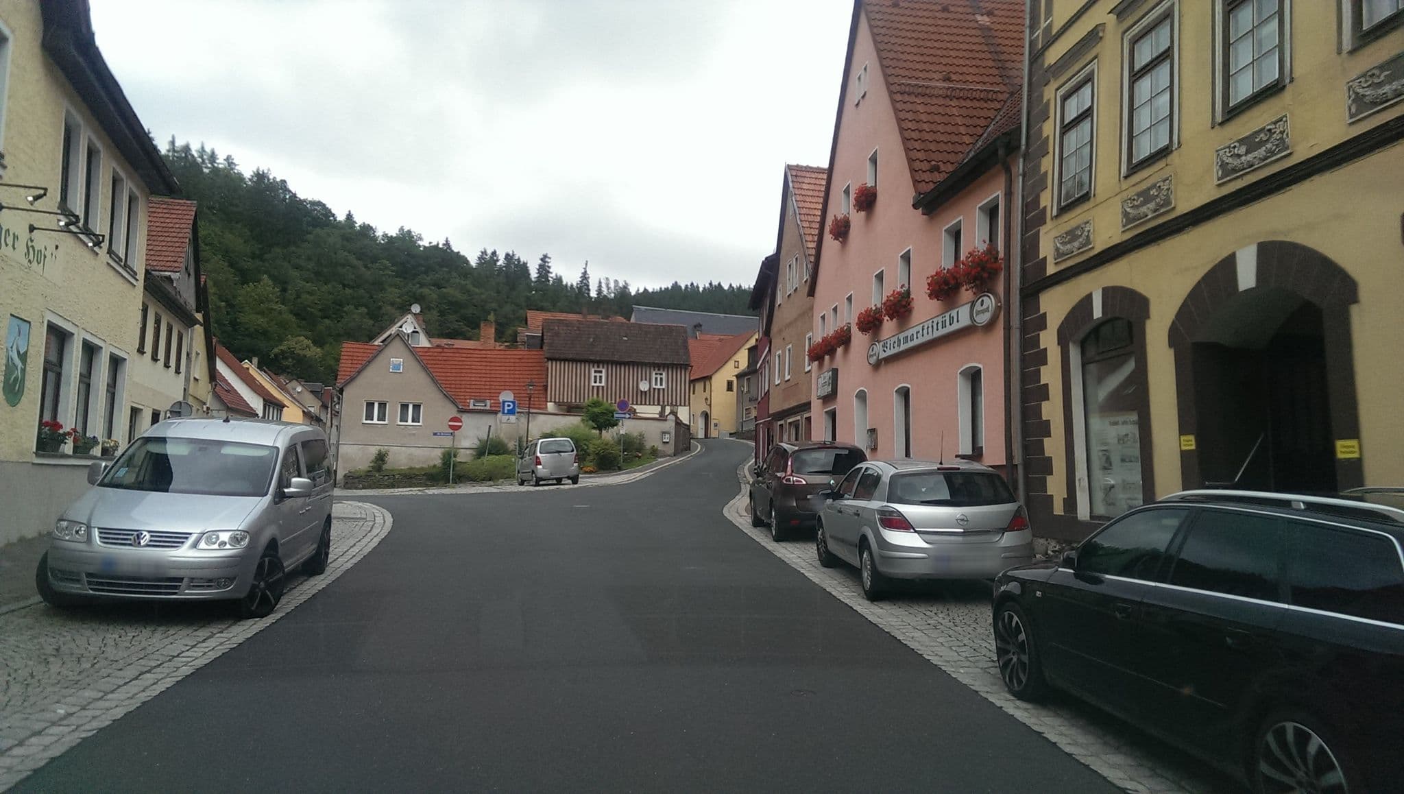 Street view near Thüringer Hof, Ranis — © bufonto (CC BY-SA · Mapillary)