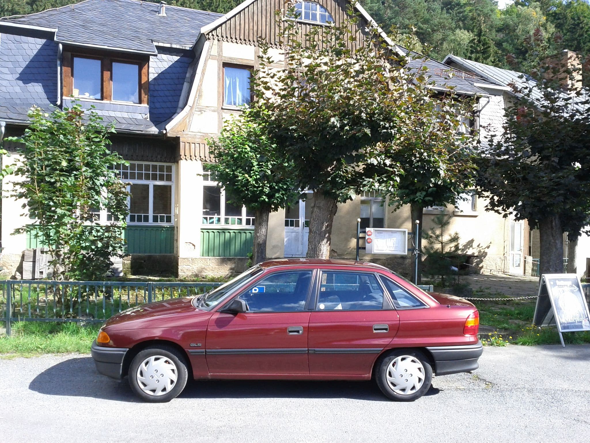 Street view near Landgasthof Ottomühle, Königstein — © polarmap (CC BY-SA · Mapillary)
