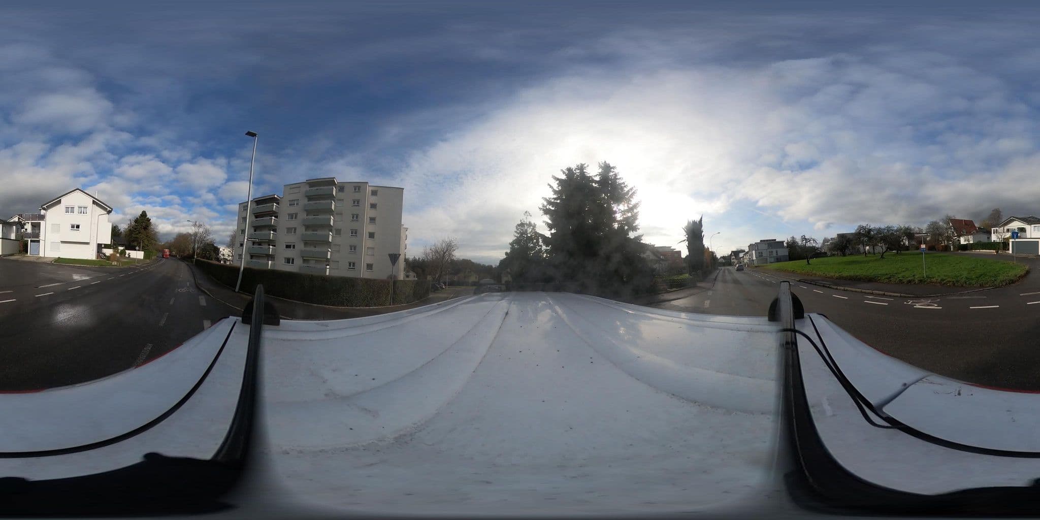 Street view near Landhaus Haug, Friedrichshafen
