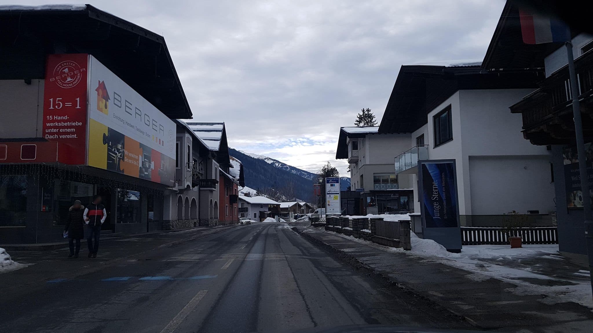 Street view near Haus Preghenella, Mittersill