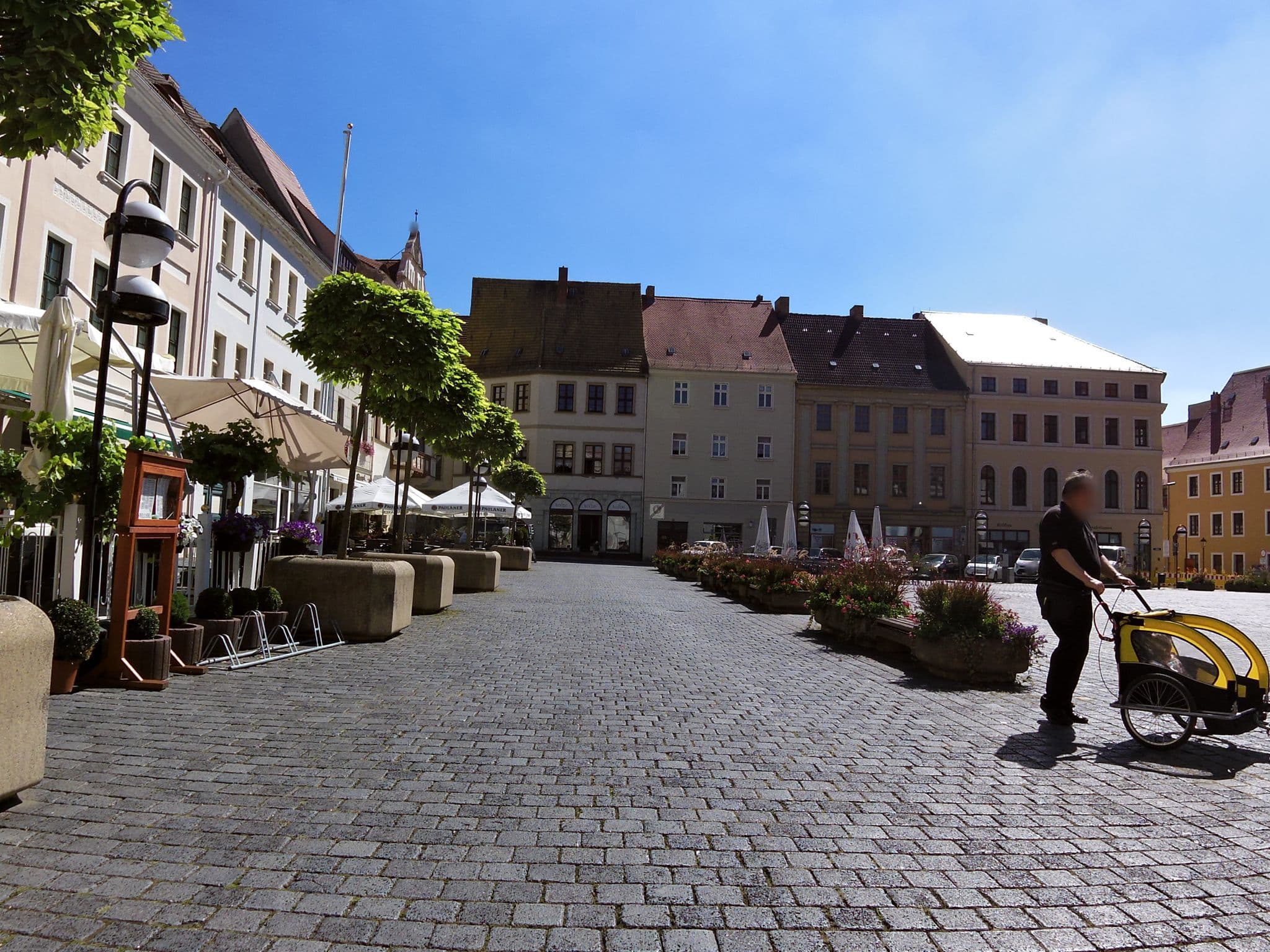 Street view near Hotel Goldener Anker, Torgau — © zoegglmeyr (CC BY-SA · Mapillary)