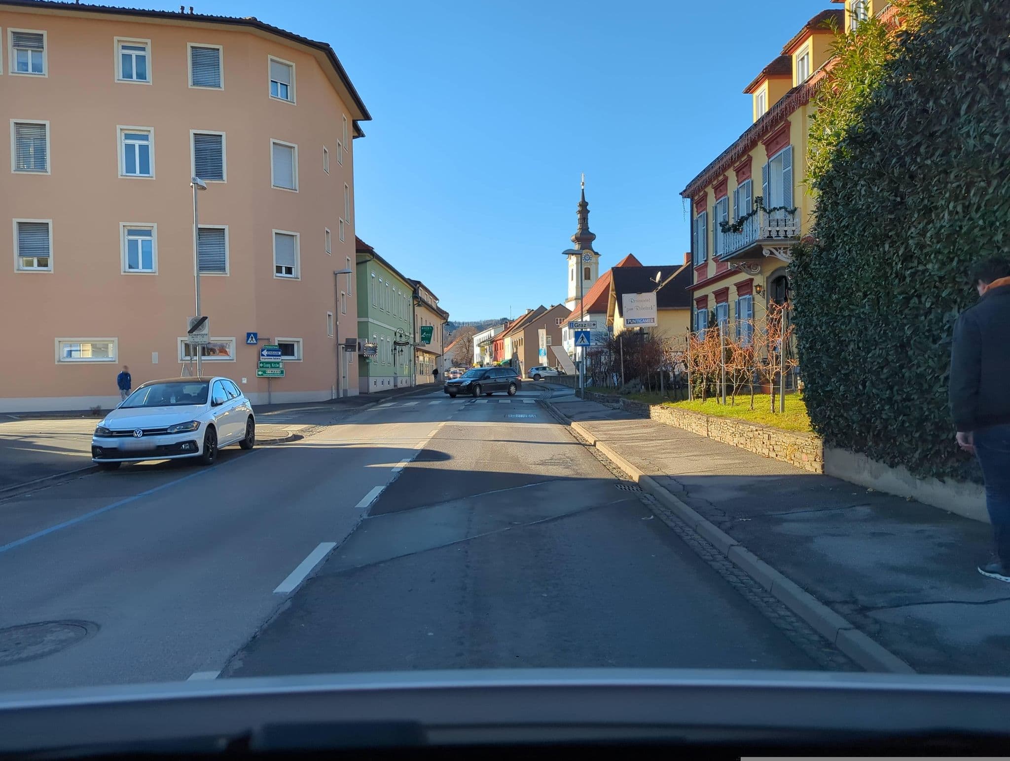 Street view near Pension Lang, Leibnitz — © djpixel (CC BY-SA · Mapillary)