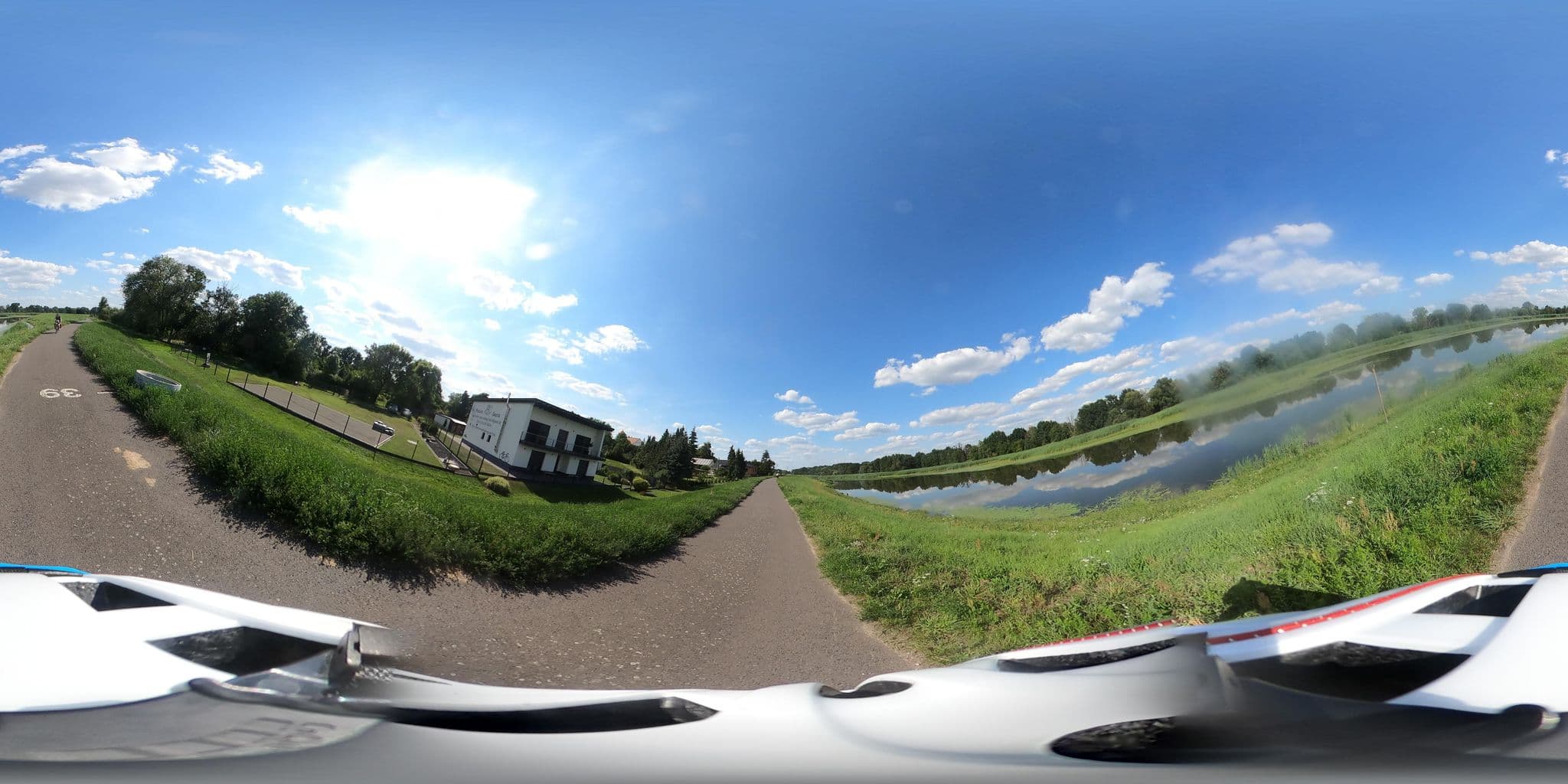 Street view near Pension Oderradweg KM 39, Letschin — © Oderradler (CC BY-SA · Mapillary)