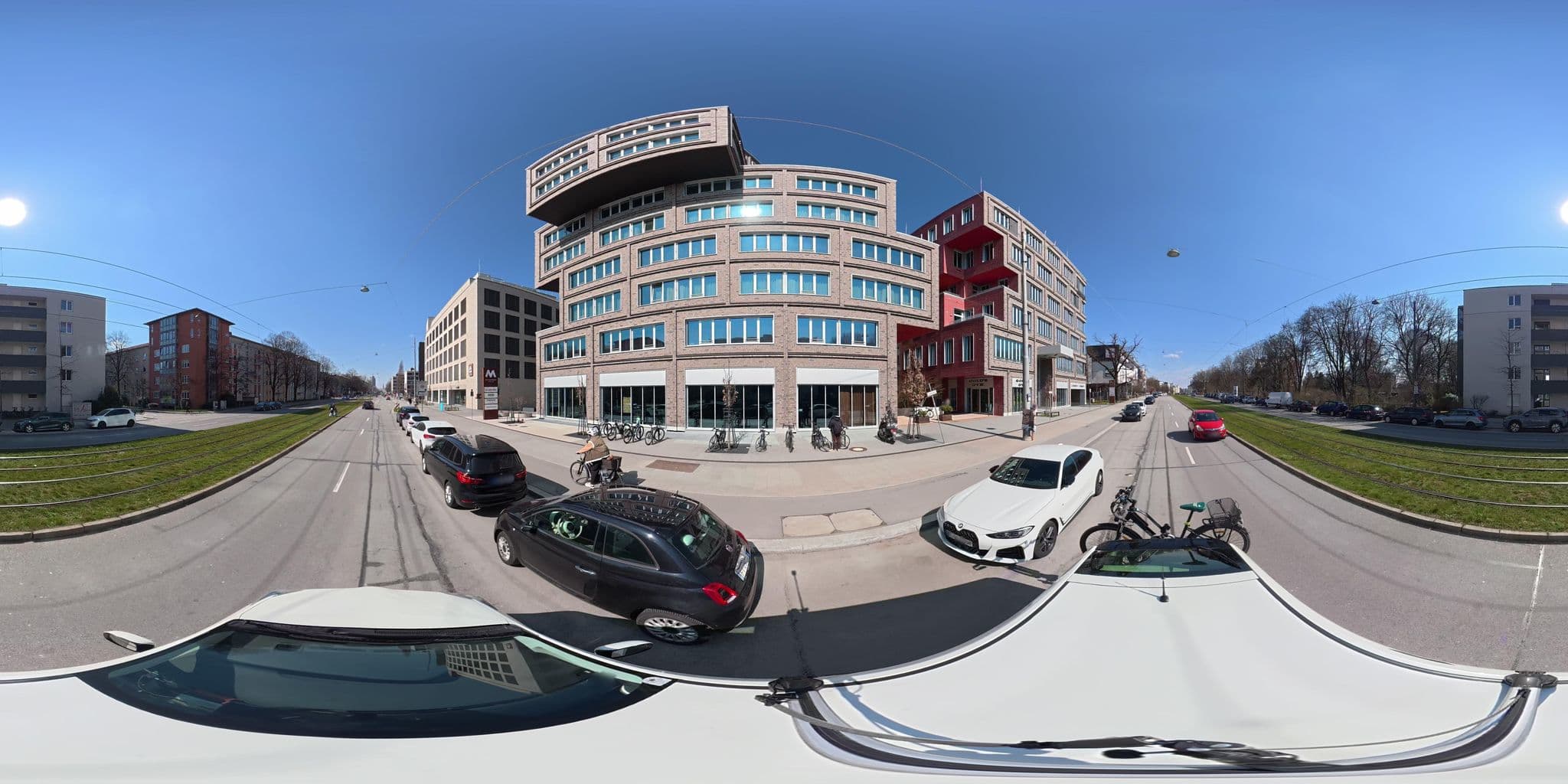 Street view near Scandic München Macherei, Bogenhausen — © osmplus_org (CC BY-SA · Mapillary)