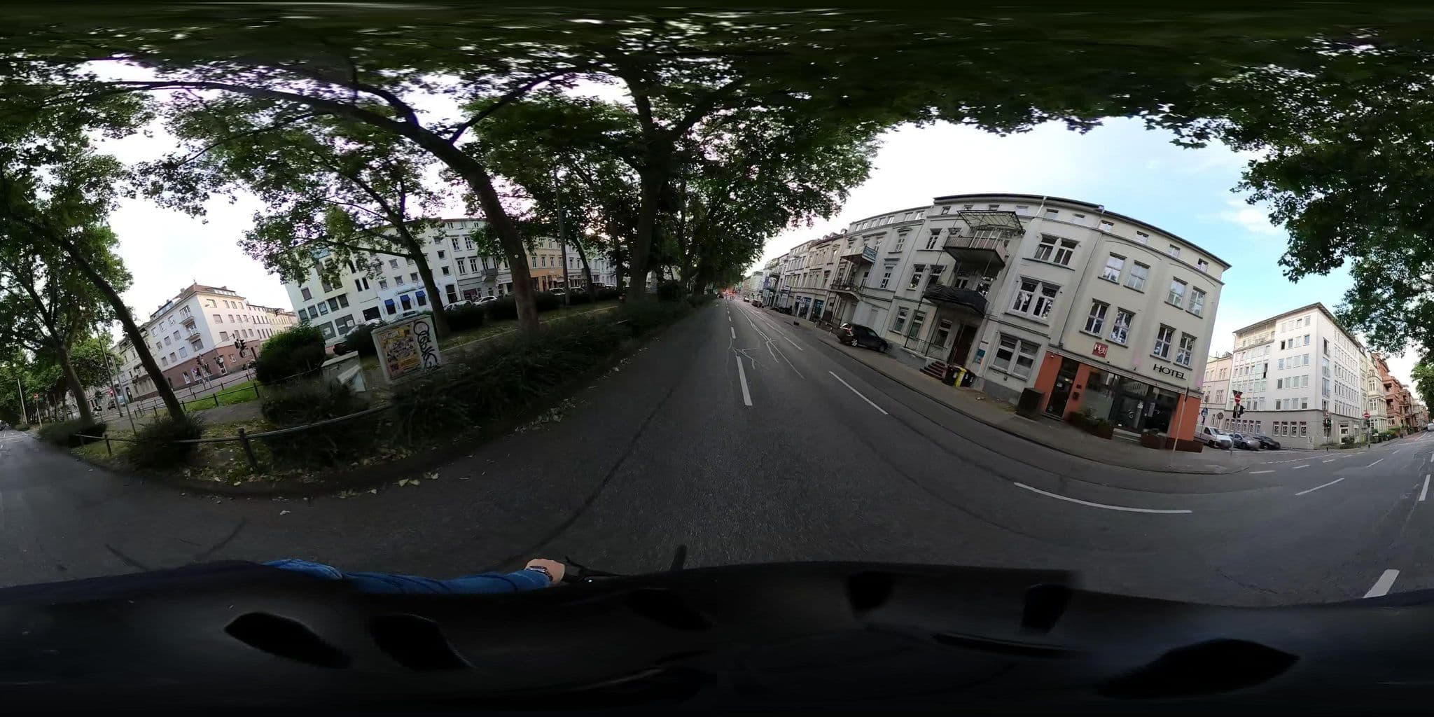 Street view near Hotel Alexander, Wiesbaden — © lagerkoller (CC BY-SA · Mapillary)