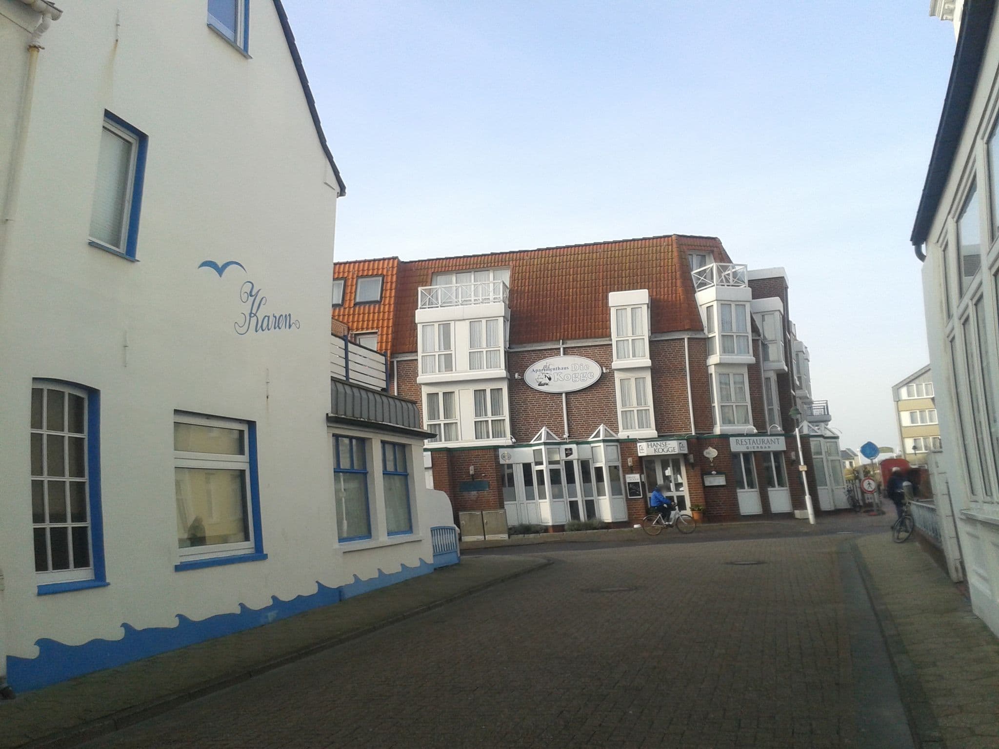 Street view near Haus Westwind, Norderney