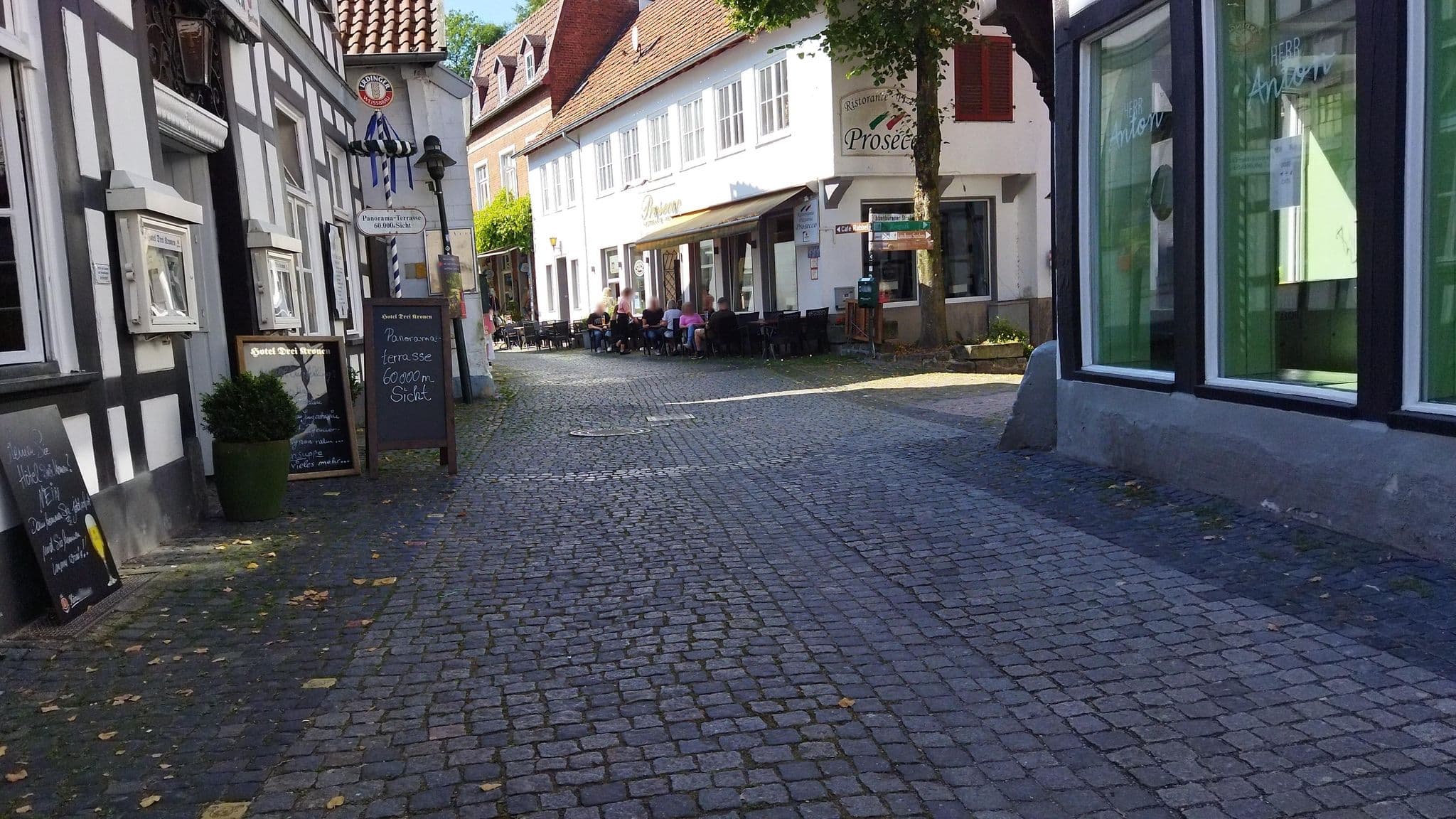 Street view near Drei Kronen, Tecklenburg — © changchun1 (CC BY-SA · Mapillary)