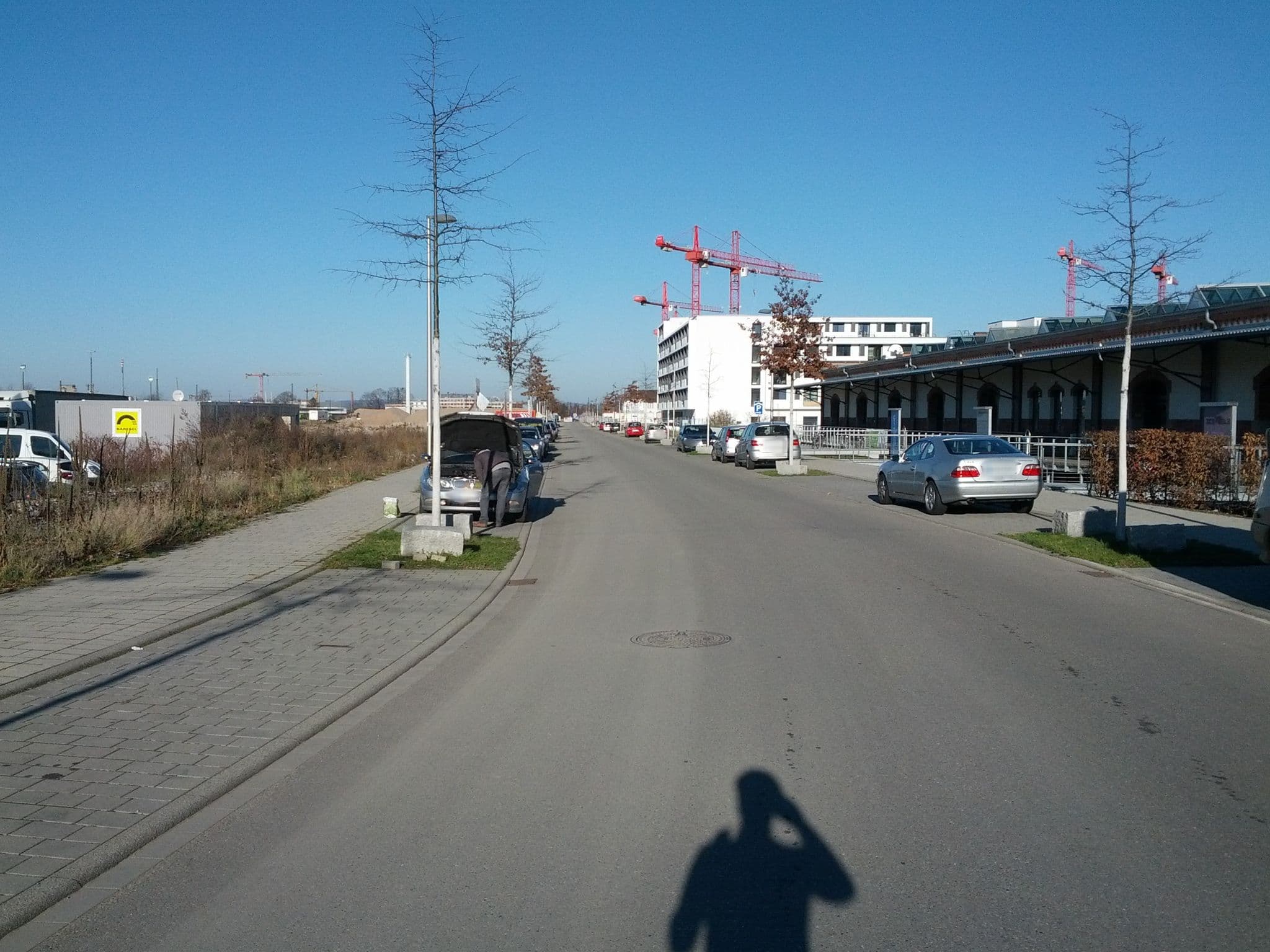 Street view near Black F Tower, Freiburg — © qungo (CC BY-SA · Mapillary)