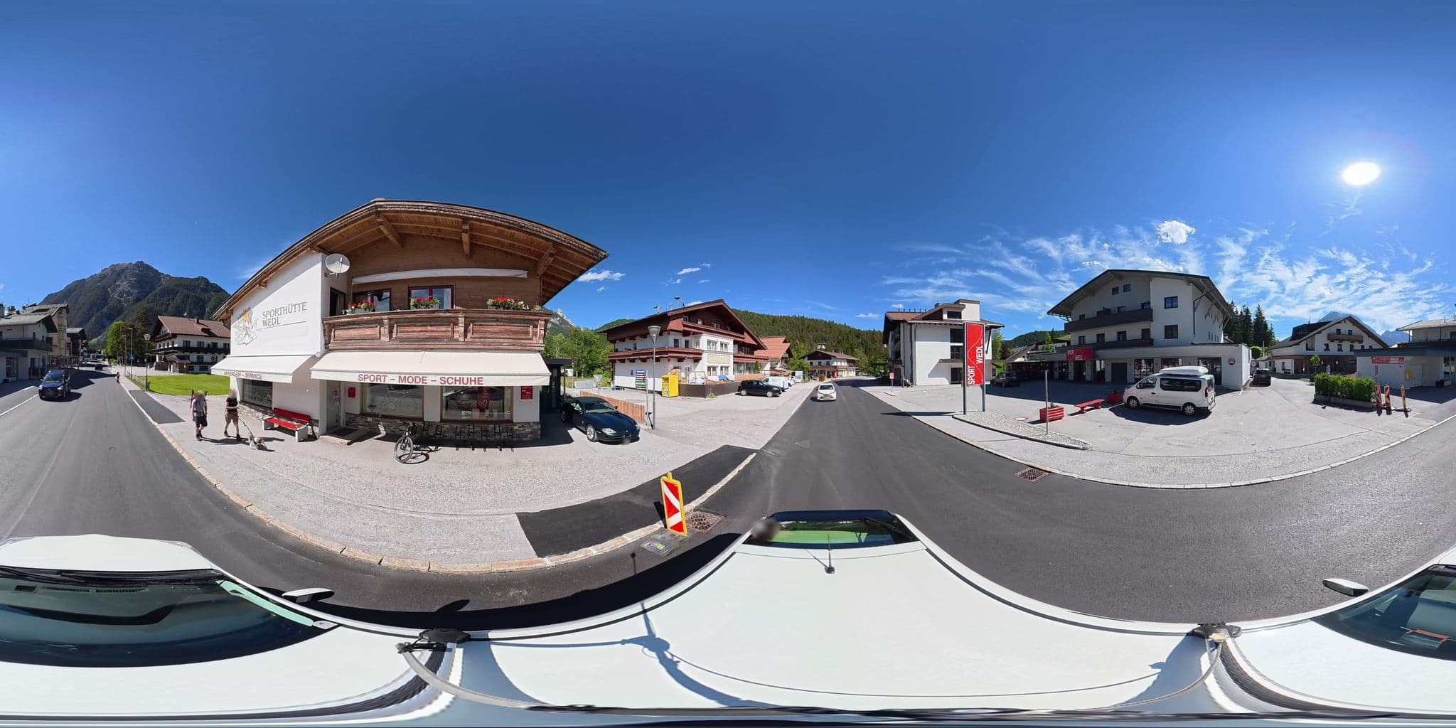 Street view near Landhaus Birke, Leutasch