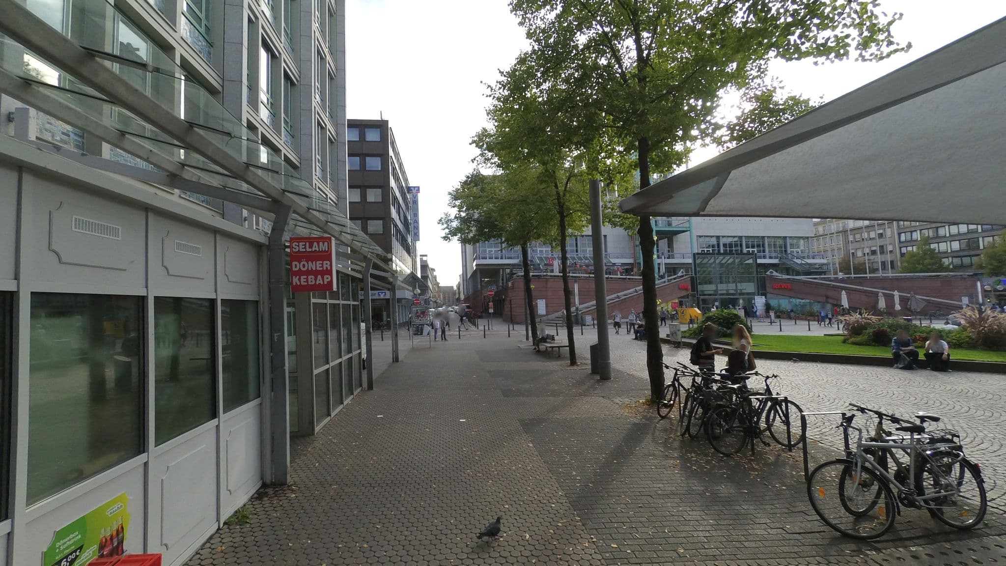 Street view near Motel One, Mannheim — © wegavision (CC BY-SA · Mapillary)