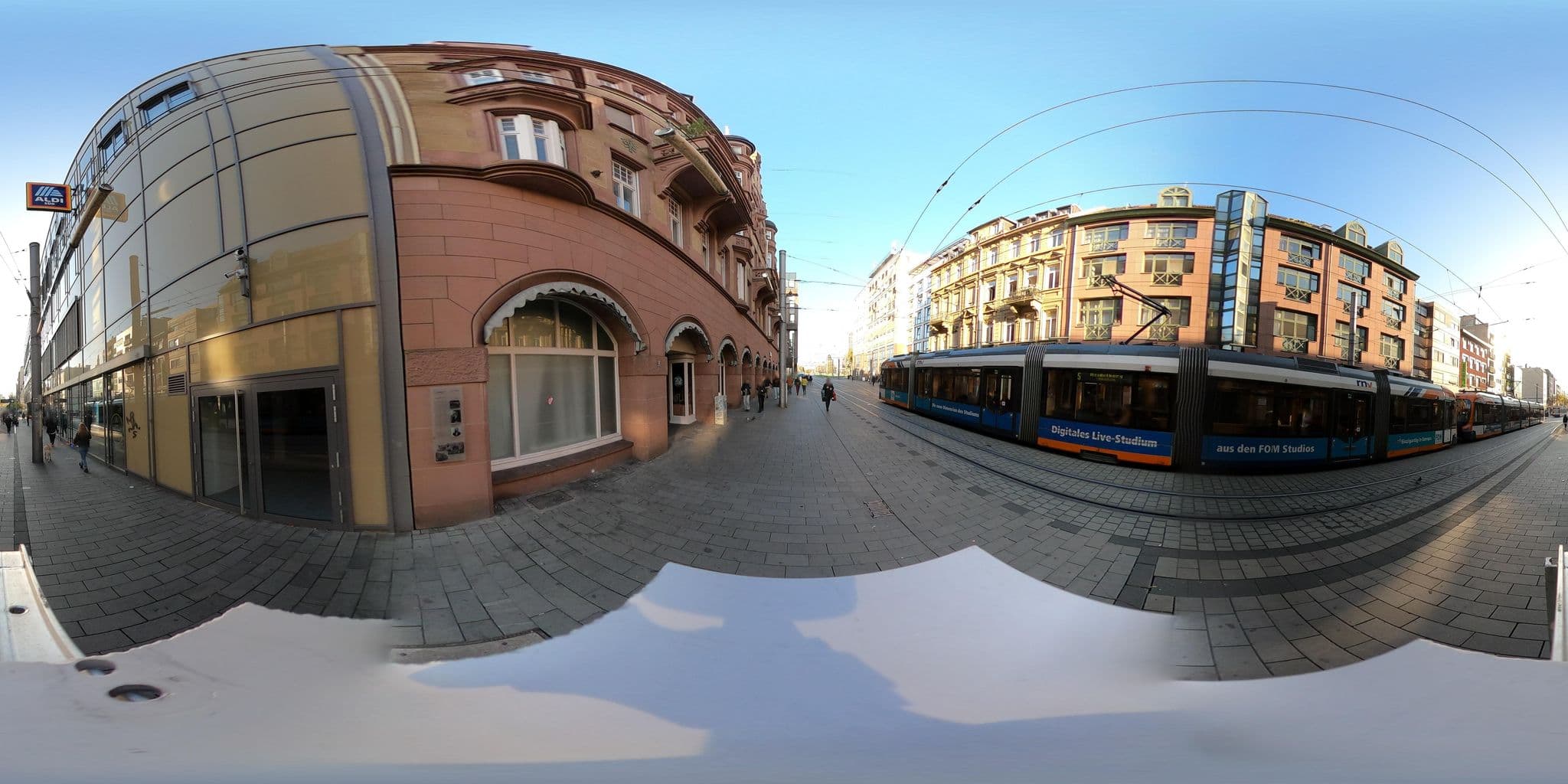 Street view near eXo Boutique Hotel, Mannheim — © wegavision (CC BY-SA · Mapillary)