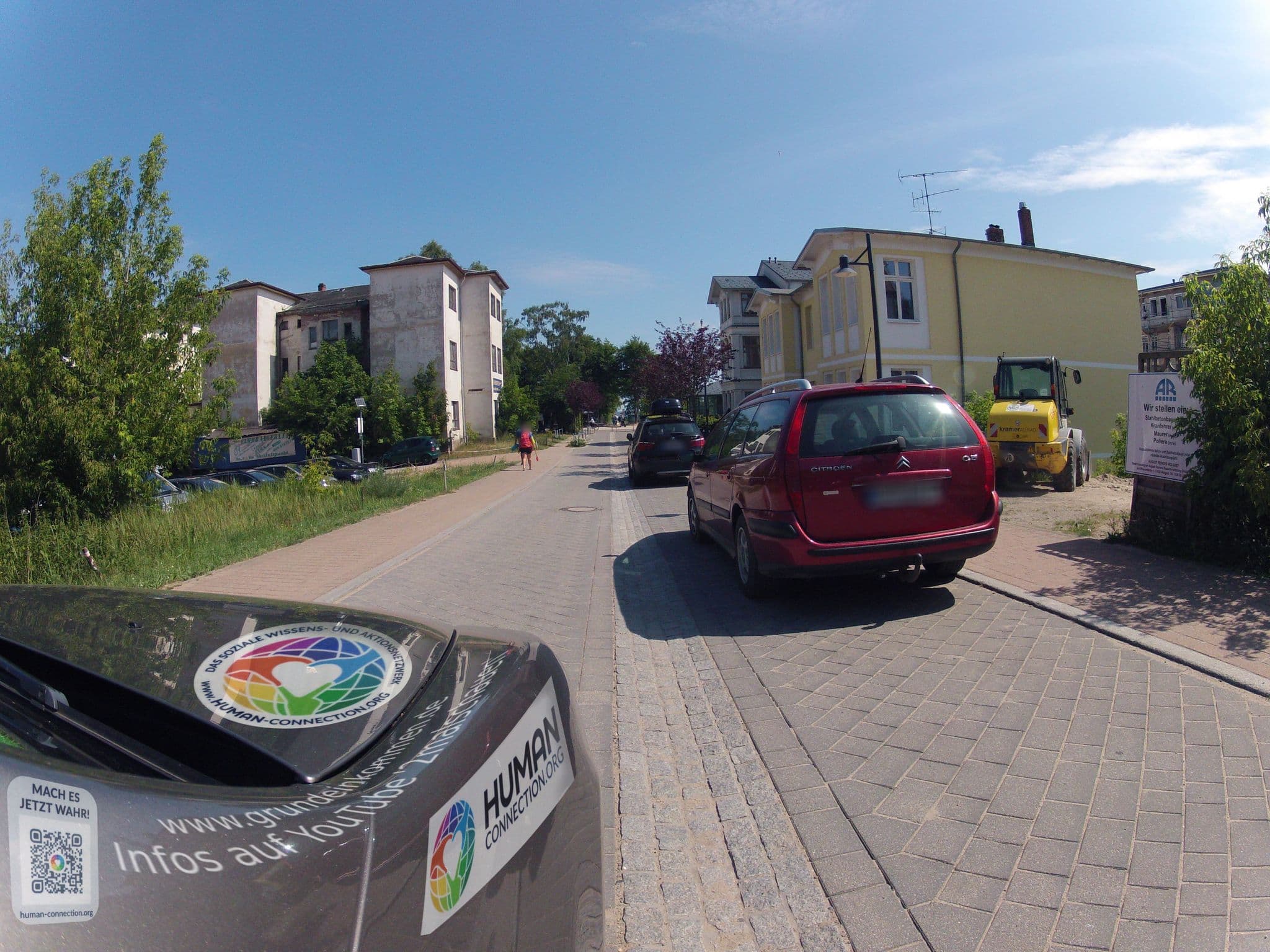 Street view near the breeze, Seebad Heringsdorf