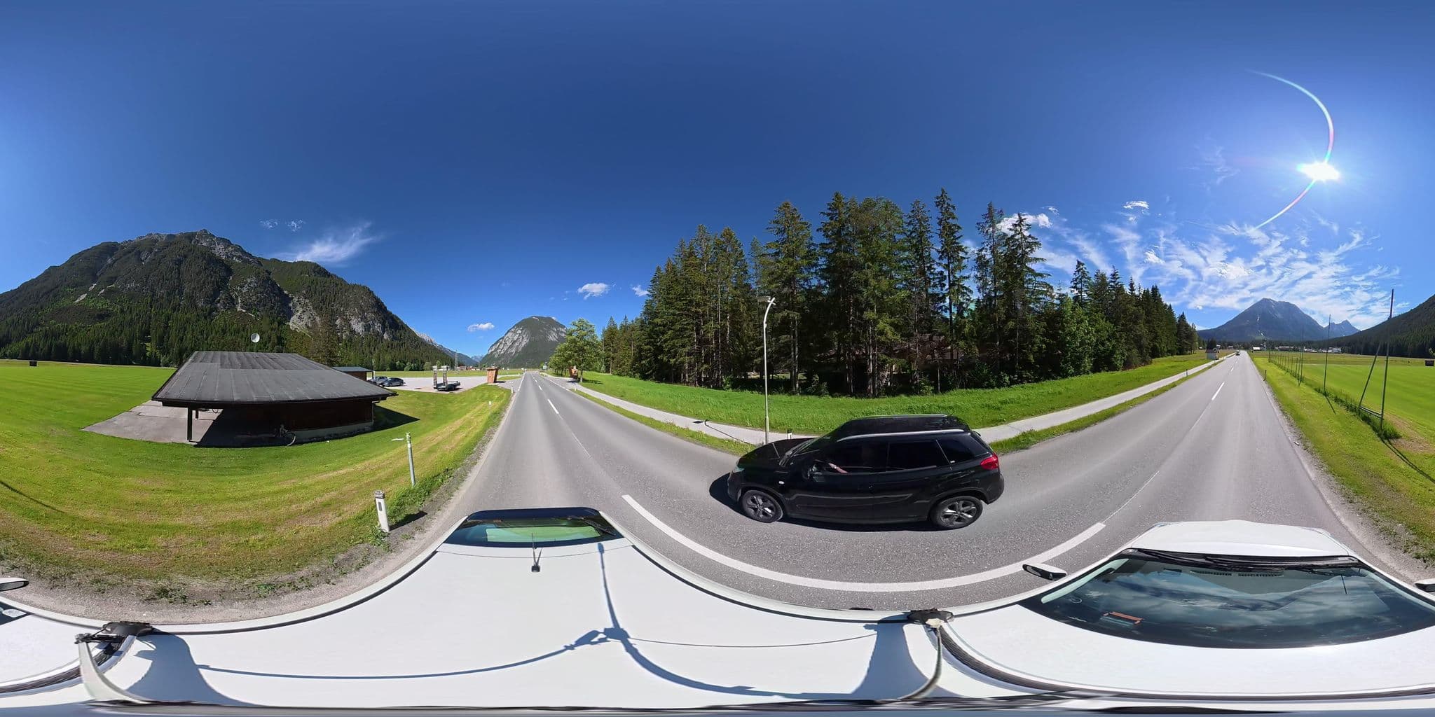 Street view near Haus Weidach, Leutasch