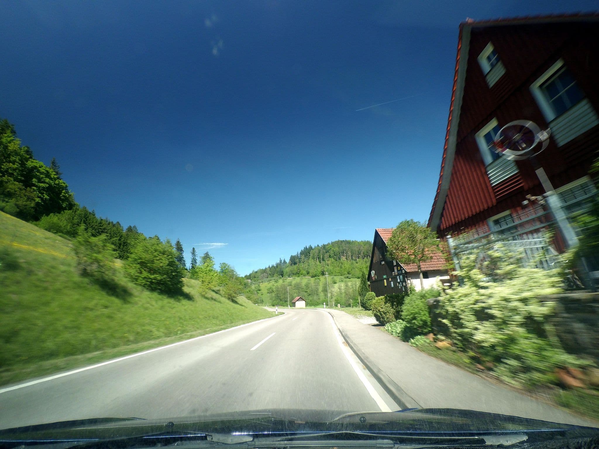 Street view near Kastanienhof, Fichtenberg — © dirk18 (CC BY-SA · Mapillary)