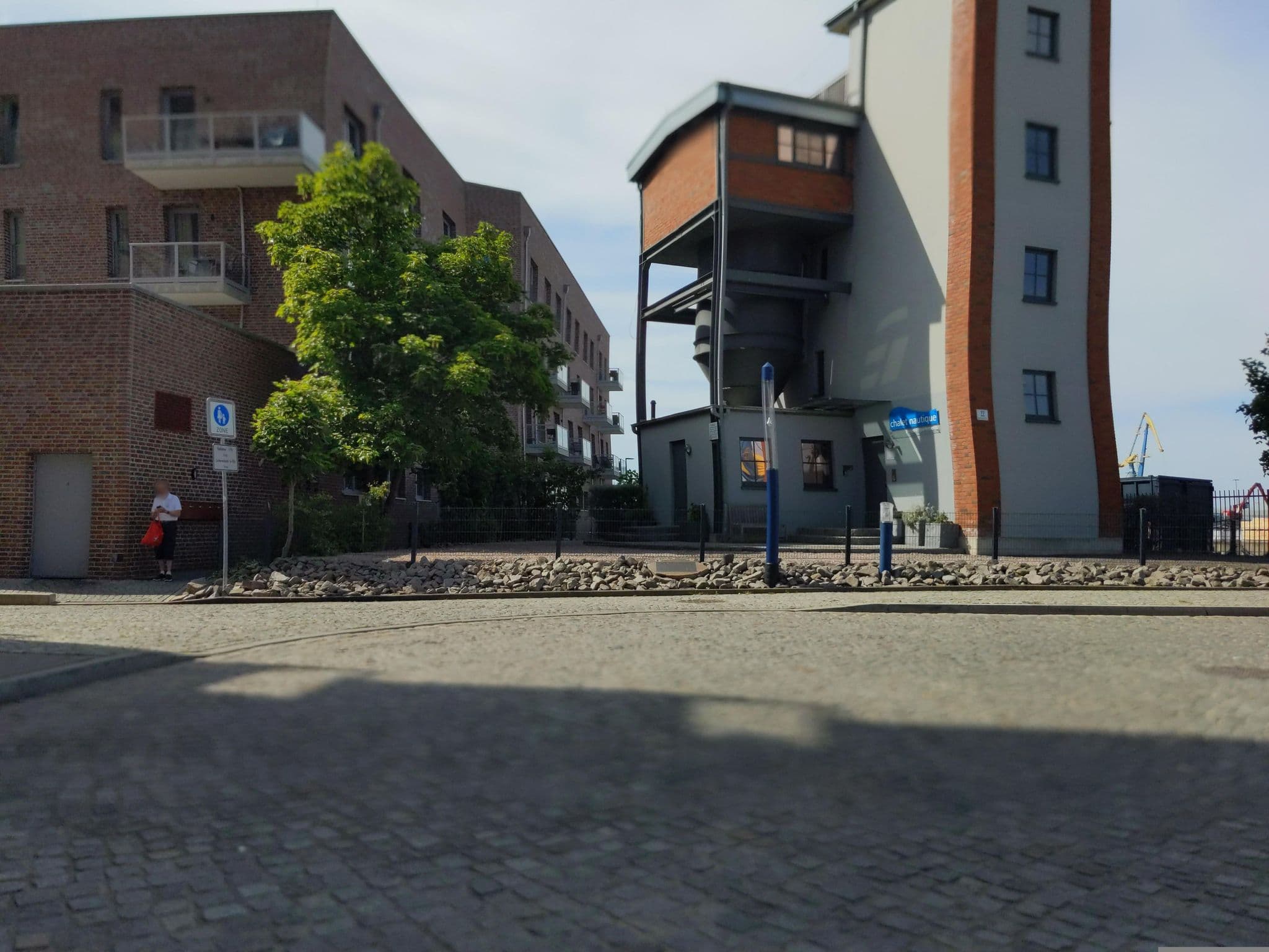 Street view near Ohlerich-Speicher, Wismar — © rasmustravemnd (CC BY-SA · Mapillary)
