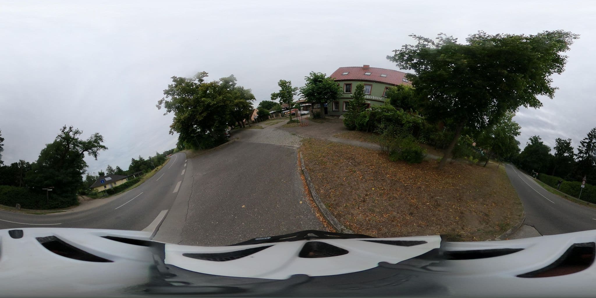 Street view near Alte Fischerhütte, Fehrbellin — © DetlefM_ADFC_OPR (CC BY-SA · Mapillary)