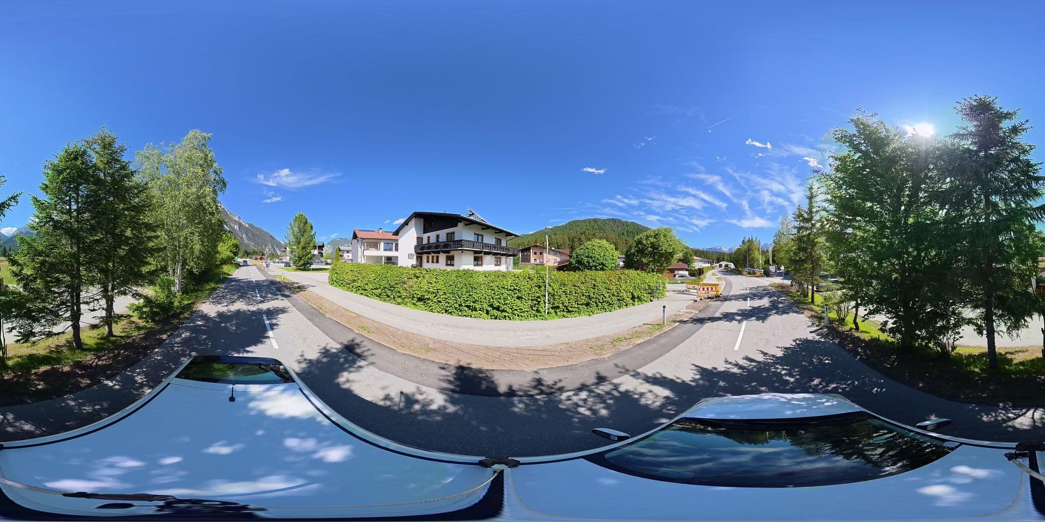 Street view near Haus Margit, Leutasch