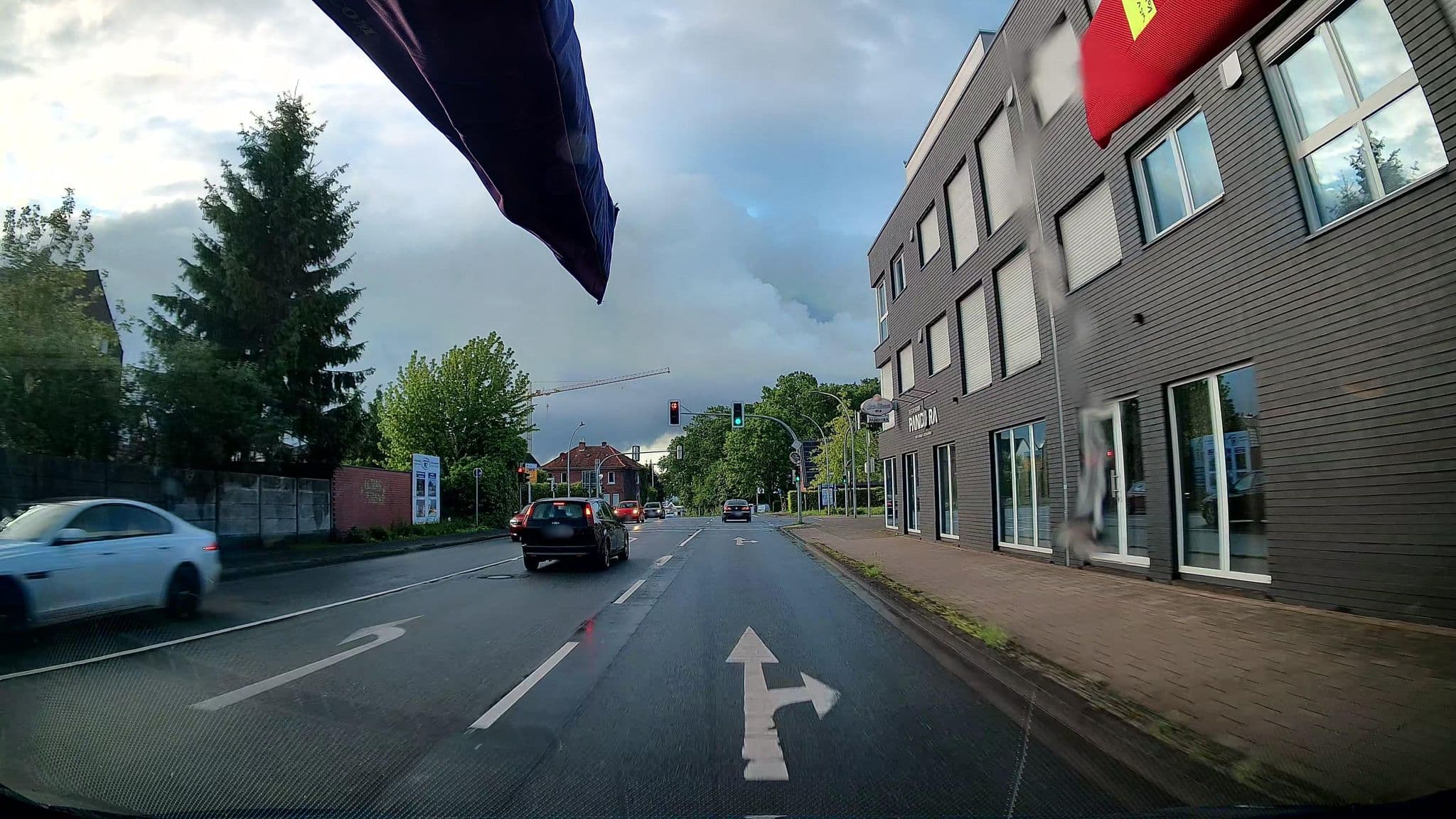 Street view near X-Hotel, Emsdetten — © kalcaaro (CC BY-SA · Mapillary)