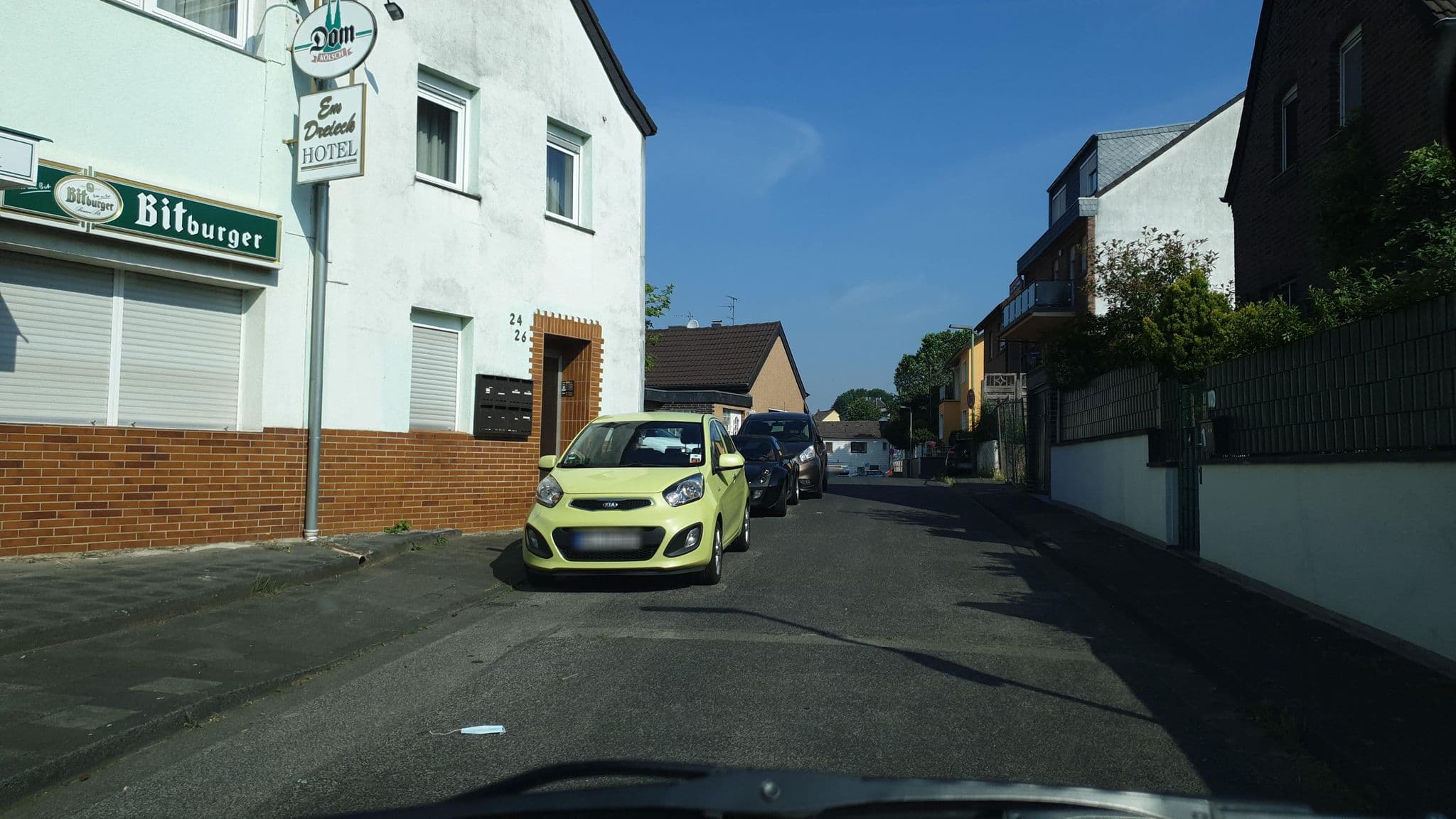 Street view near Hotel Restaurant im Dreieck, Bergheim — © etlam (CC BY-SA · Mapillary)