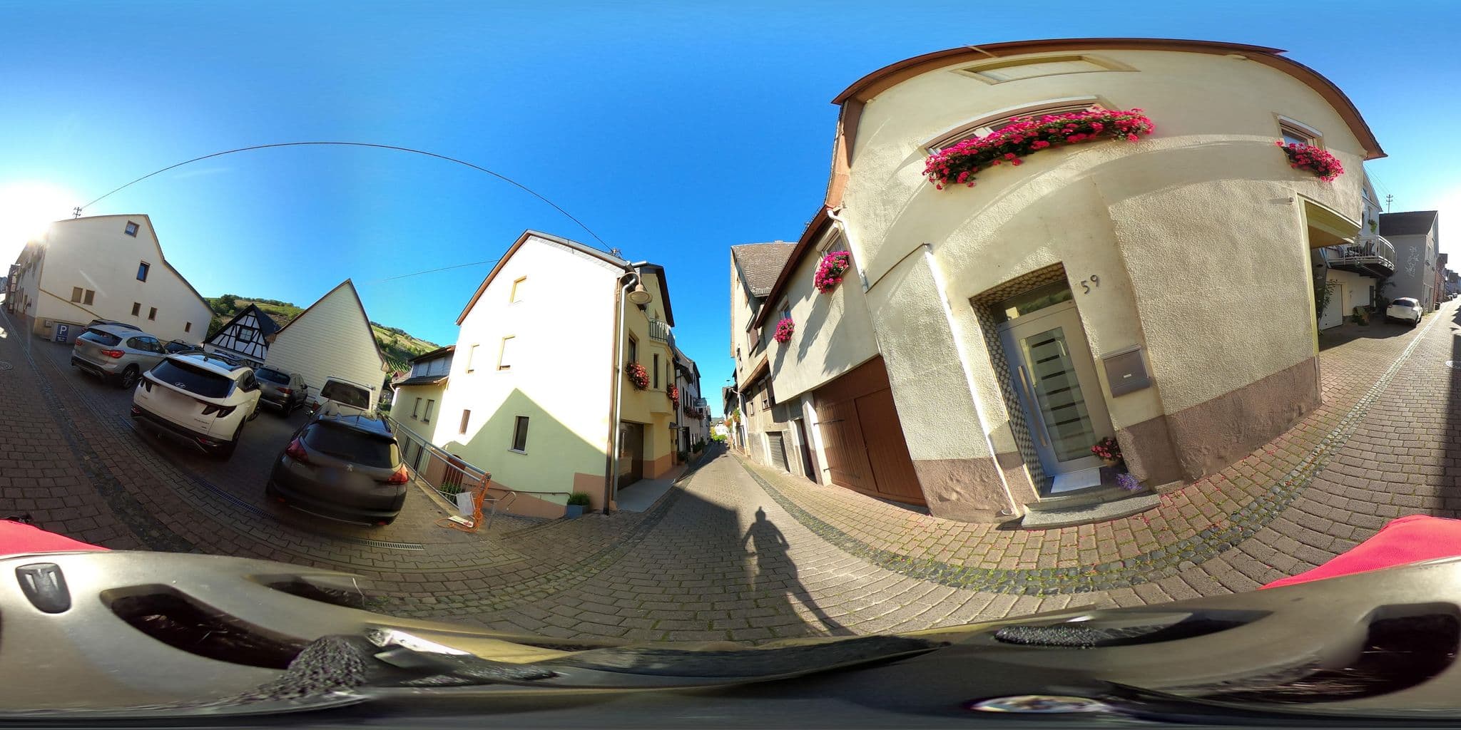 Street view near Pension Zur Traube, Bacharach — © tmka (CC BY-SA · Mapillary)