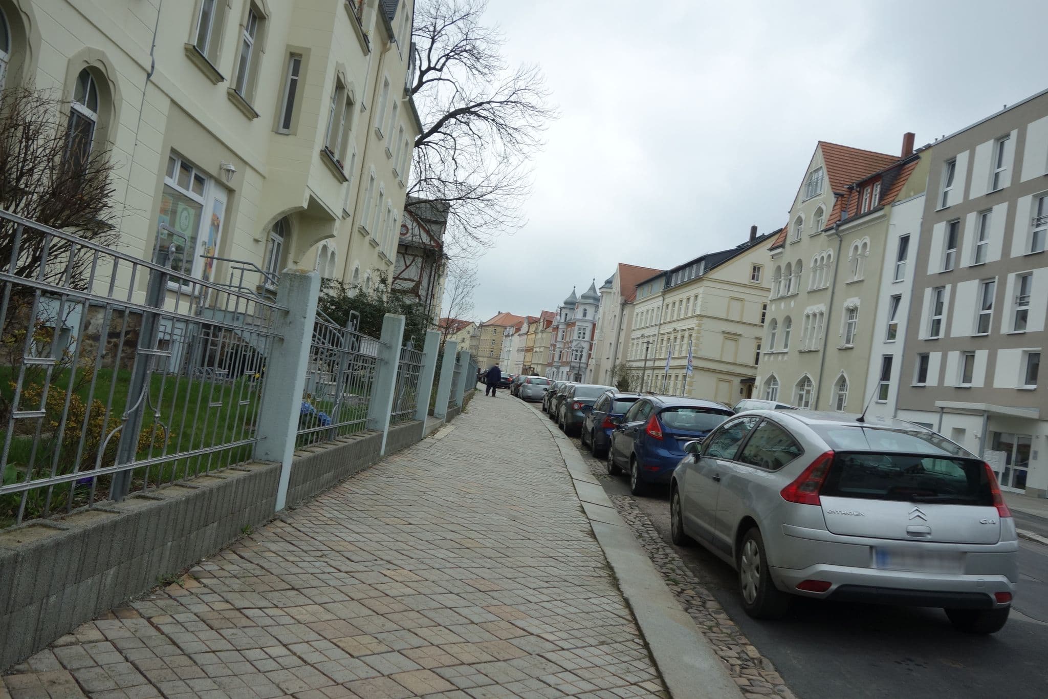 Street view near Pension Silberhof, Freiberg — © malenki (CC BY-SA · Mapillary)