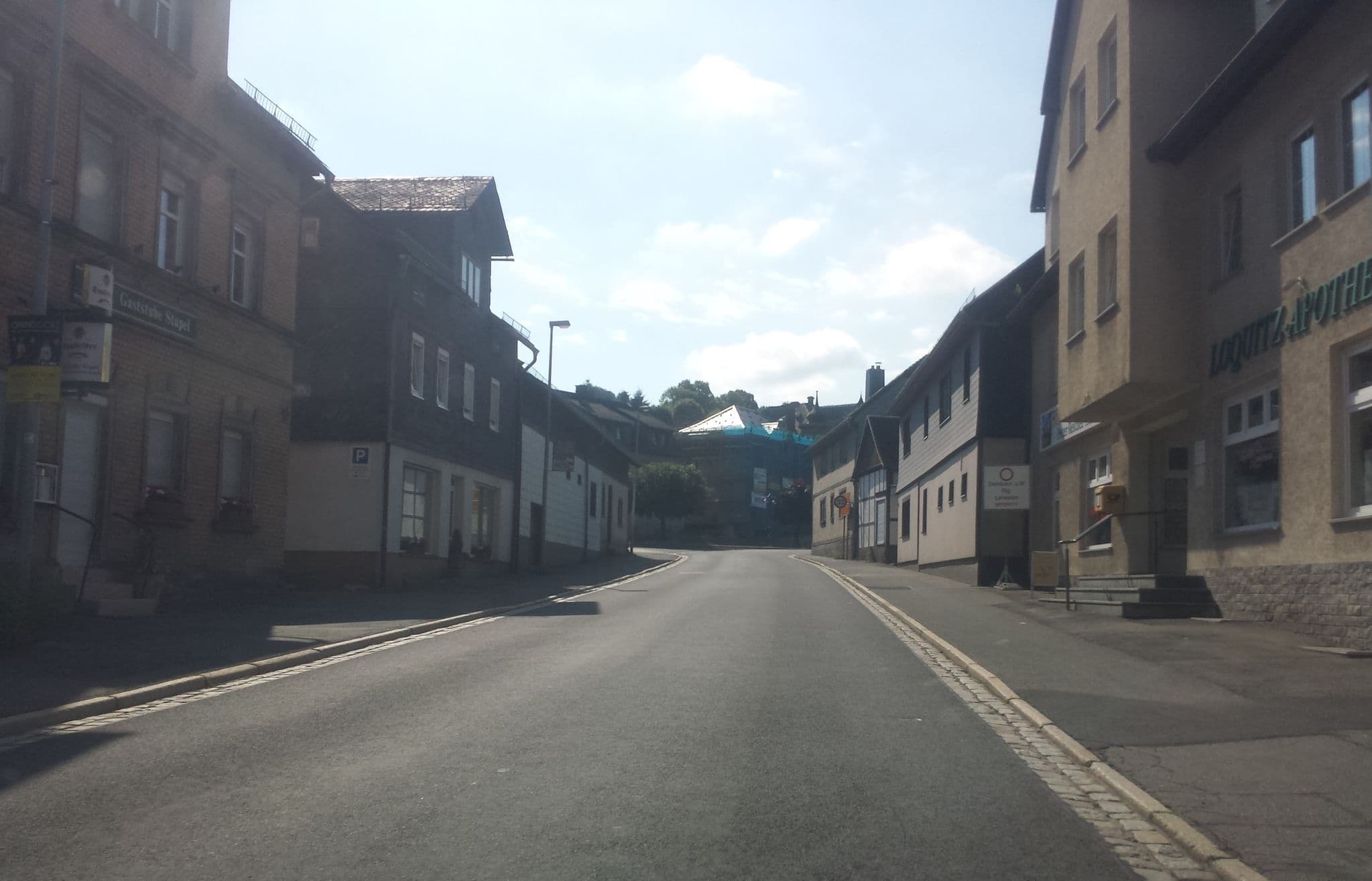 Street view near Pension Stapel, Probstzella — © wegavision (CC BY-SA · Mapillary)