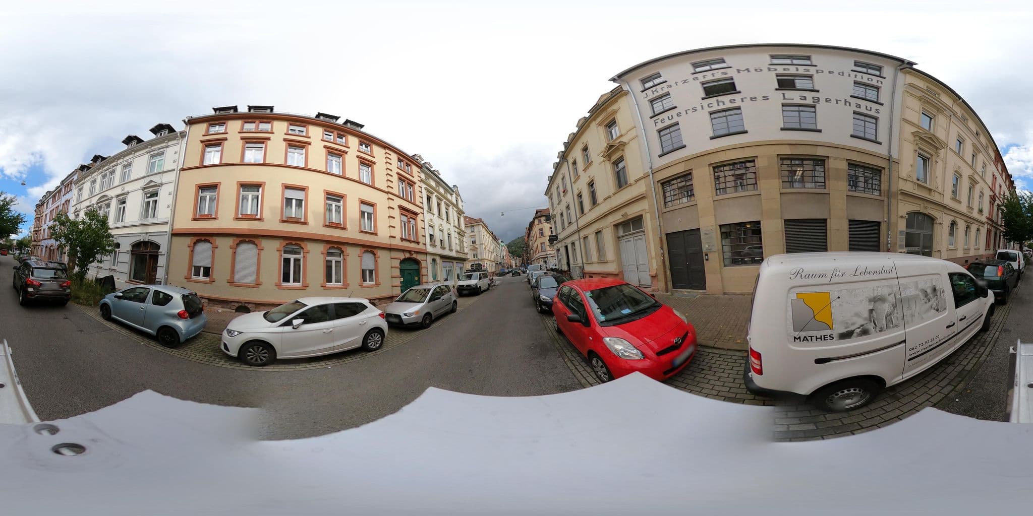 Street view near Hotel B54, Heidelberg — © wegavision (CC BY-SA · Mapillary)