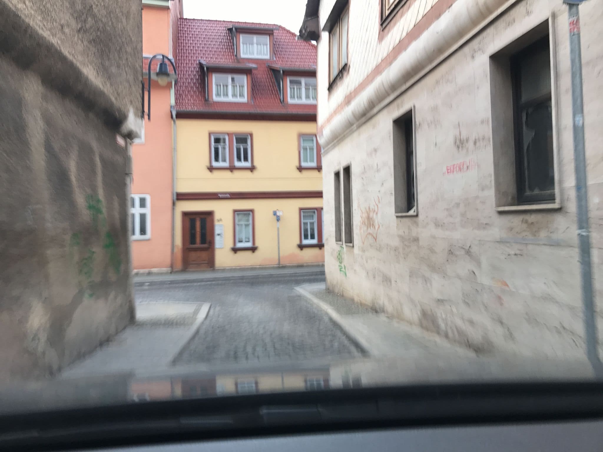 Street view near Haus Maria, Mühlhausen — © saschahaberkorn (CC BY-SA · Mapillary)
