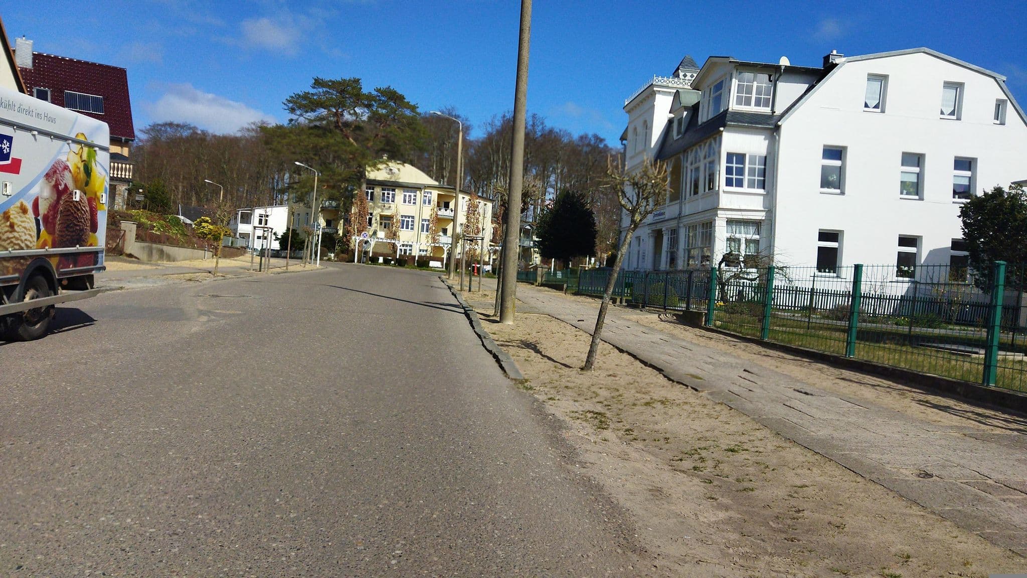 Street view near Ferienklause, Sellin